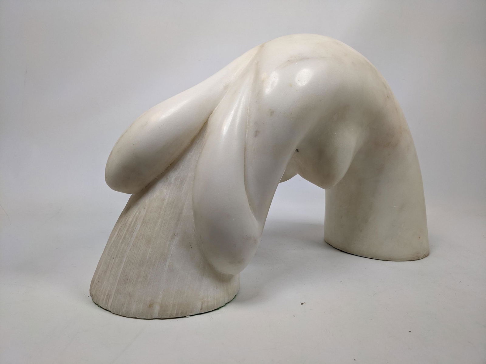 Abstract Modern Carved Marble Sculpture. Very Heavy.