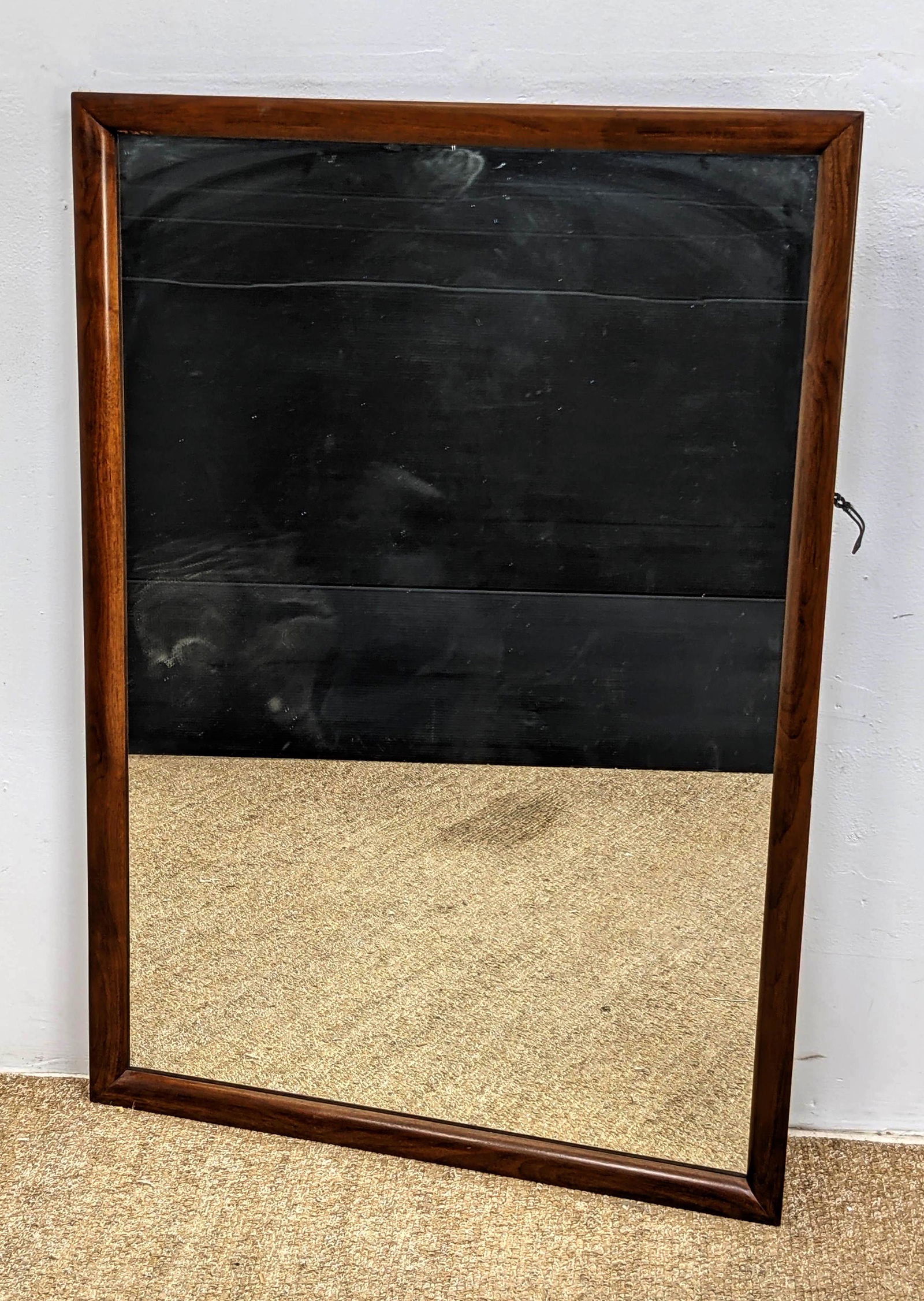 Modernist Wood Frame Wall Mirror (1 of 11)