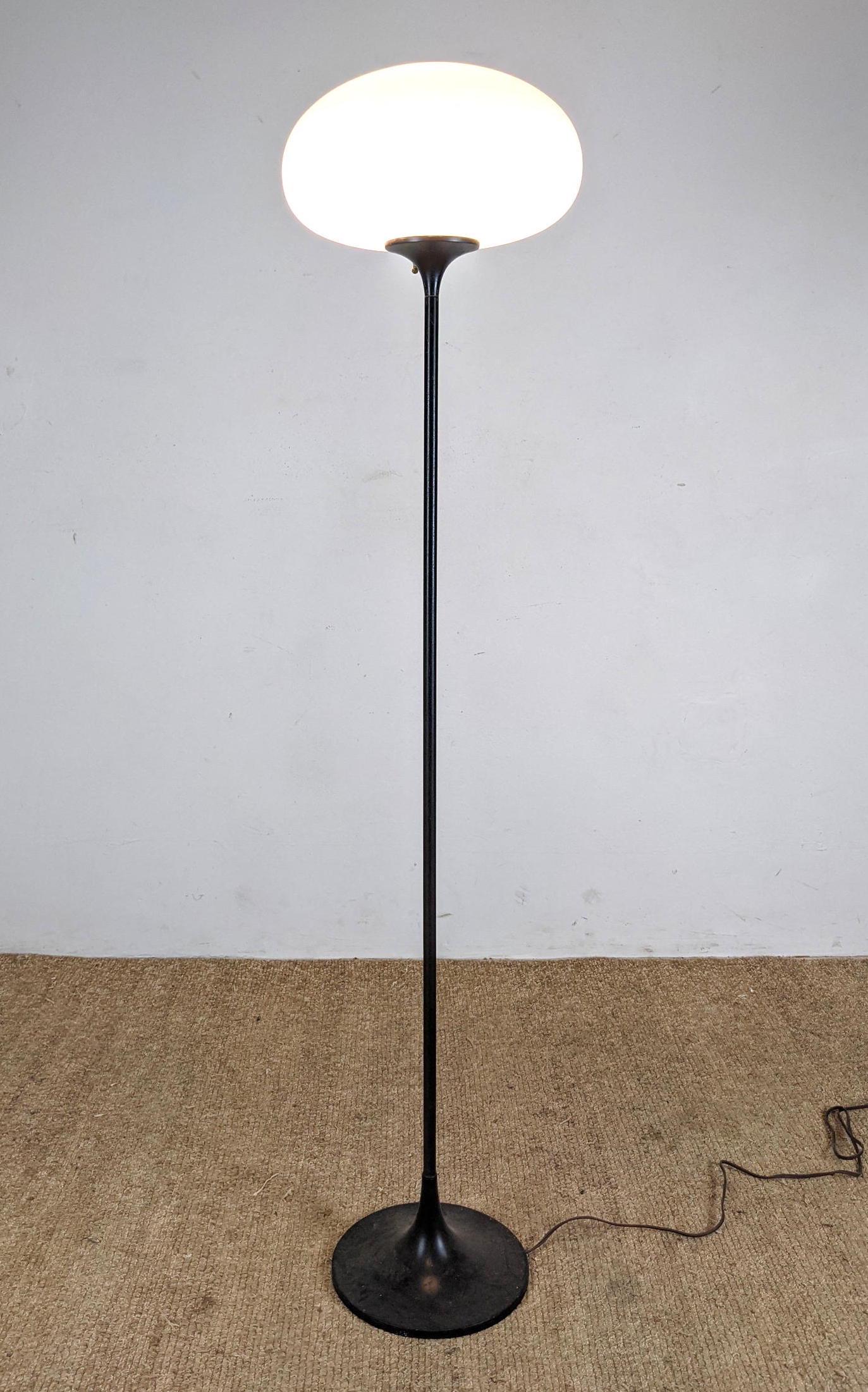 LAUREL Glass Mushroom Shade Floor Lamp. Modernist Light (1 of 11)