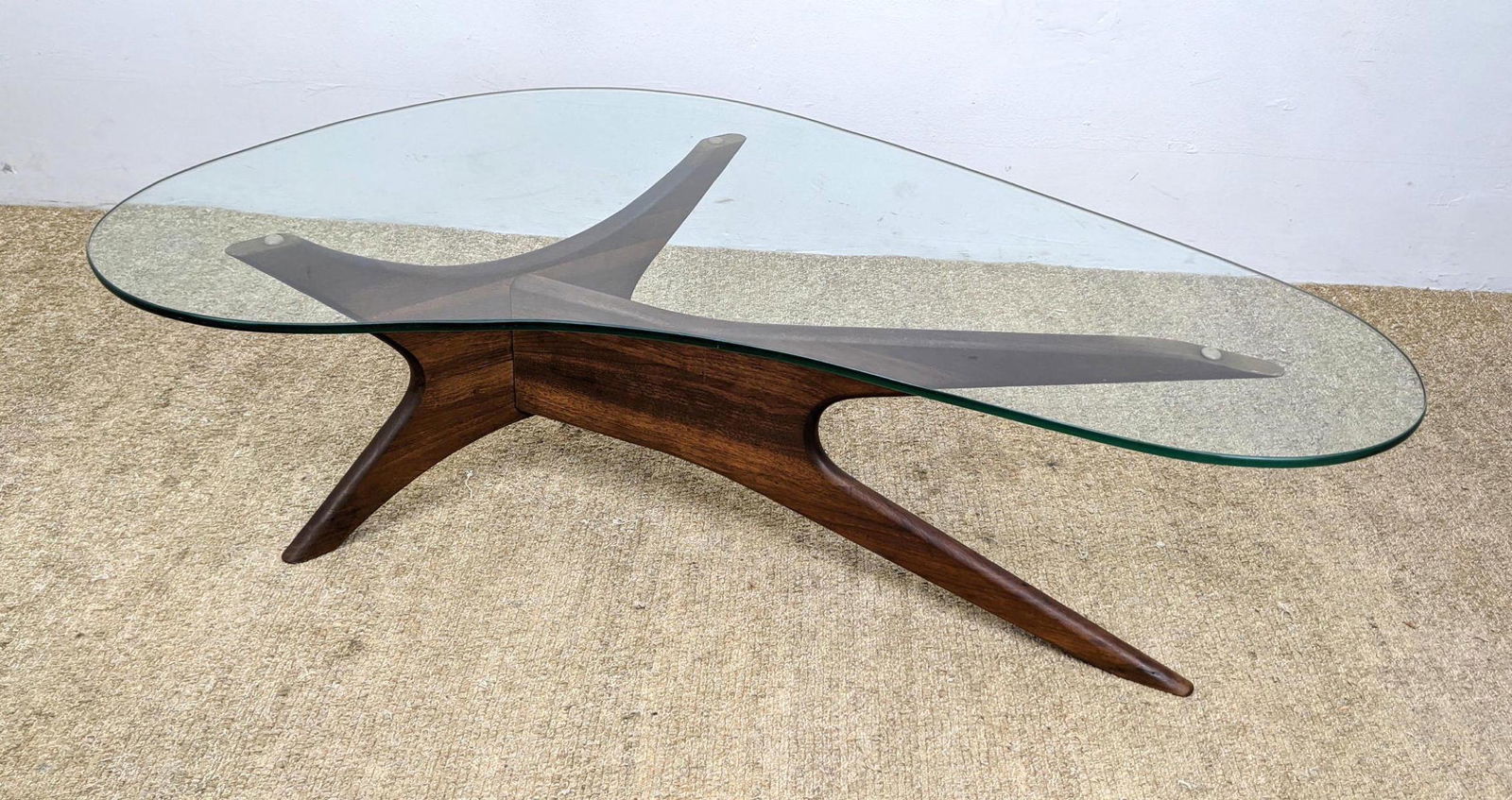 ADRIAN PEARSALL American Modern Walnut Cocktail Table. (1 of 12)
