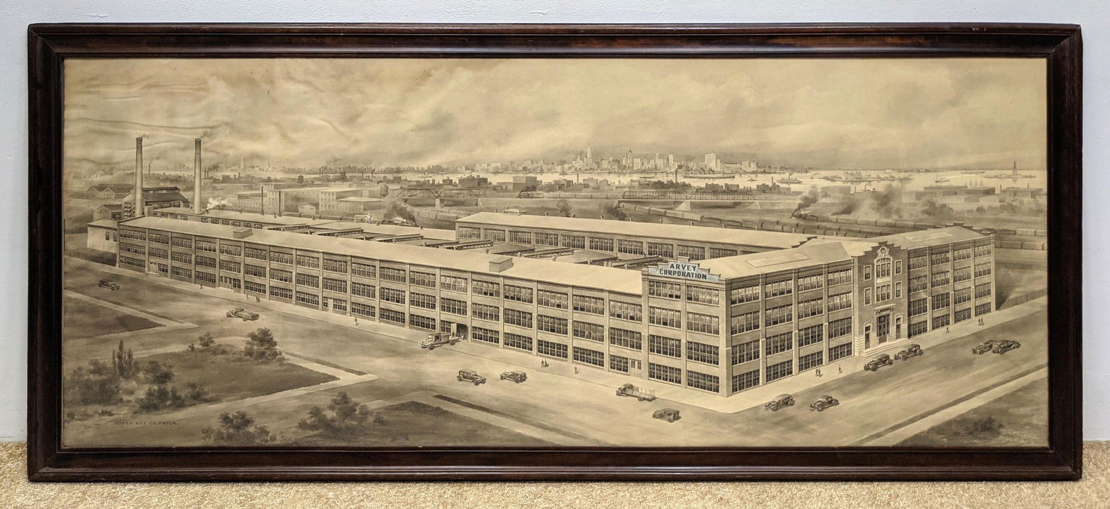 Framed Picture of ARVEY CORPORATION Plant Building. Sce (1 of 16)