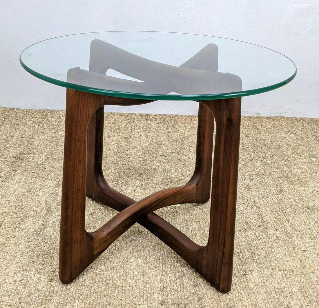 ADRIAN PEARSALL Side Table with Glass Top. American Mod (1 of 11)