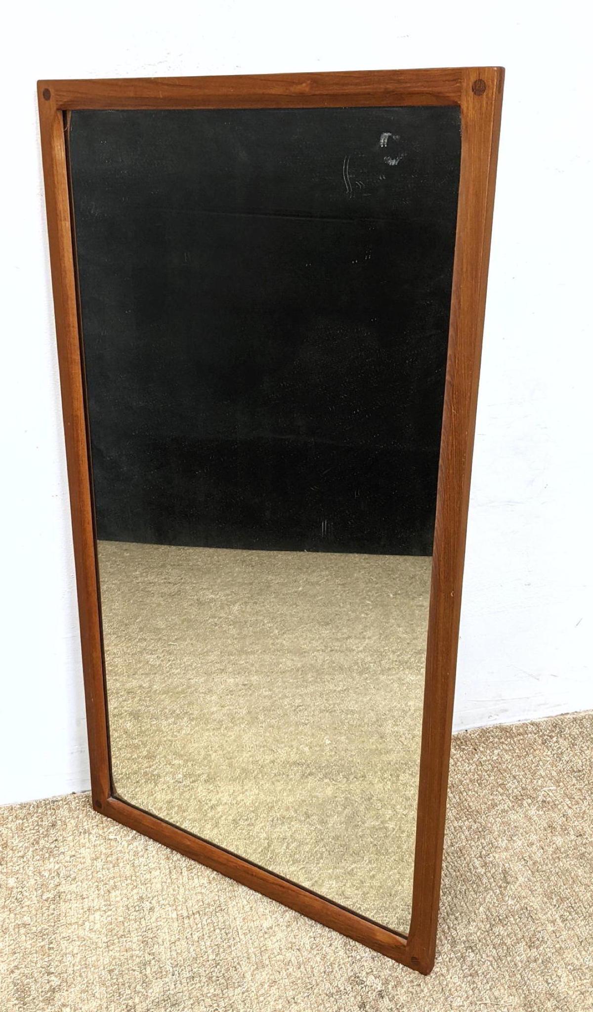 AKSEL KJERSGAARD ODDER Danish Modern Teak Wall Mirror. (1 of 8)