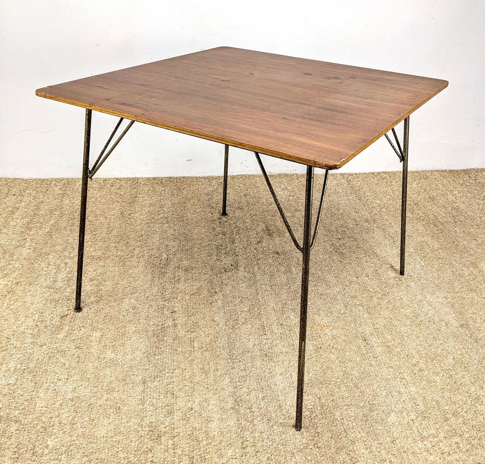 Charles Eames Herman Miller Folding Table. Square top w (1 of 14)