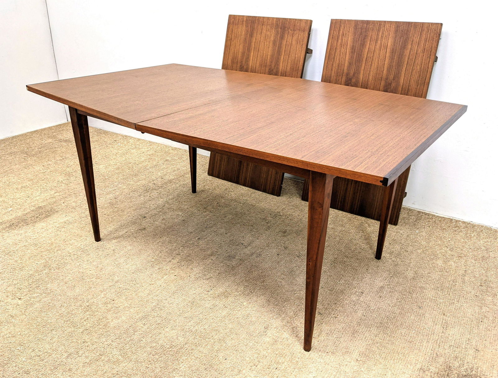 American Modern Dining table. Angled Sides. Dark Wood A (1 of 18)