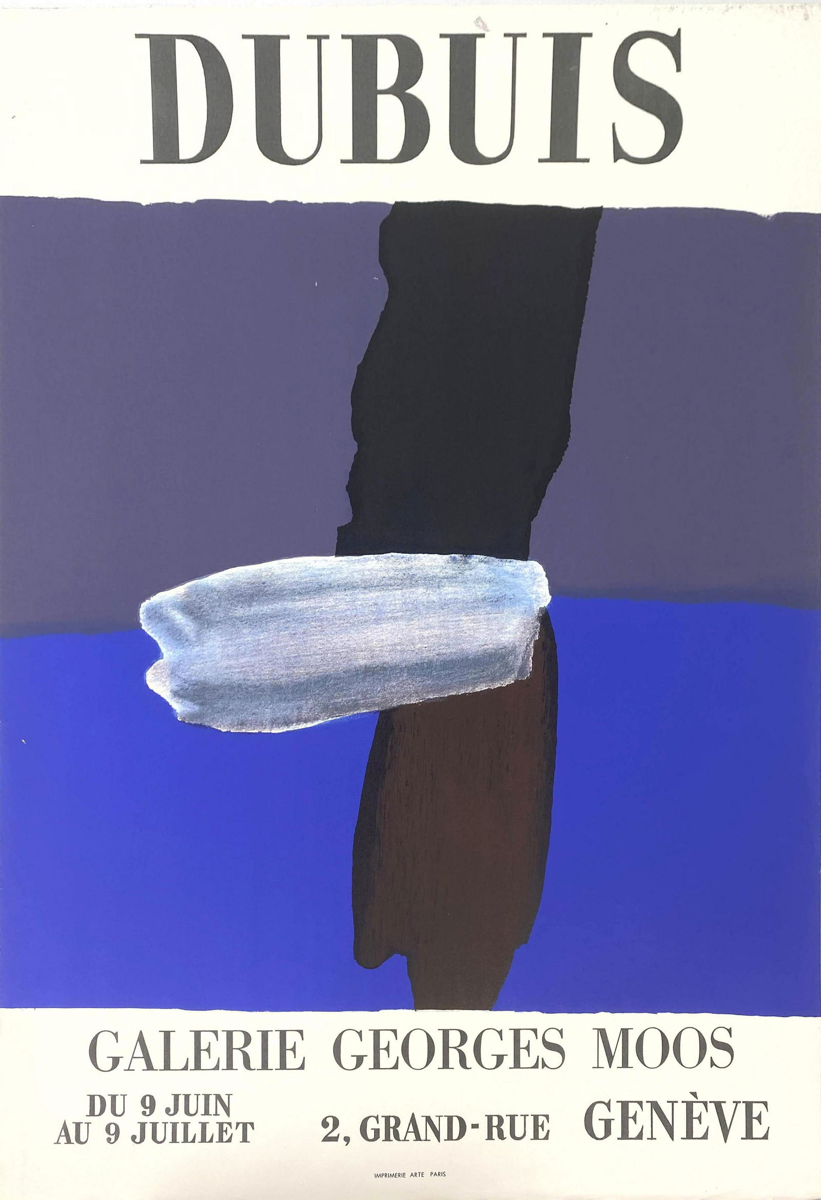 FERNAND DUBUIS Vintage Exhibition Poster. Modern Art. P (1 of 11)