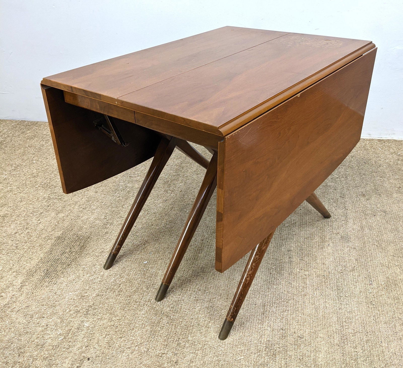 CRADDOCK Modernist Drop Side Dining Table. Elegant Scis (1 of 14)