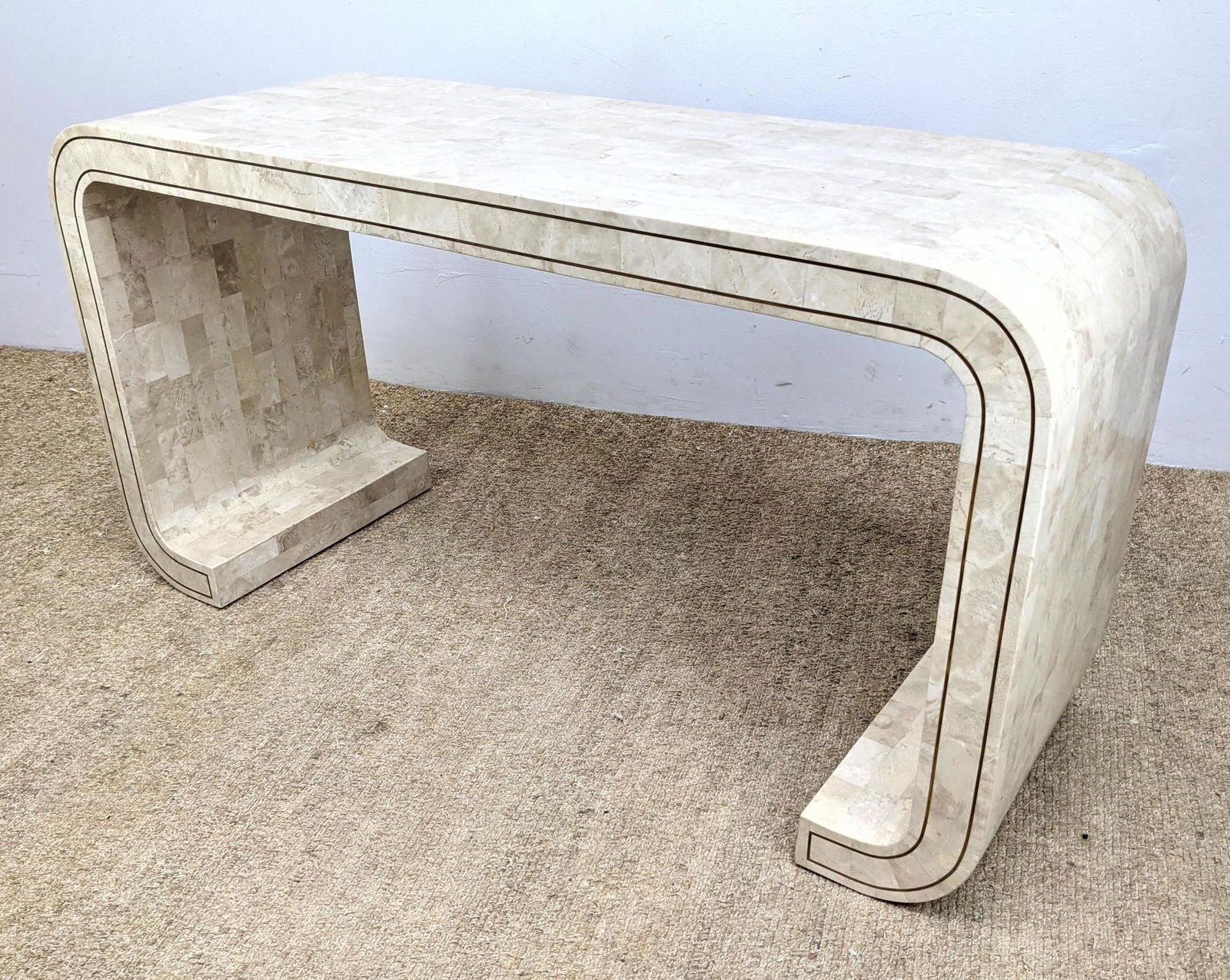 Enrique Garcel Style Tessellated Stone Console Table. B (1 of 13)