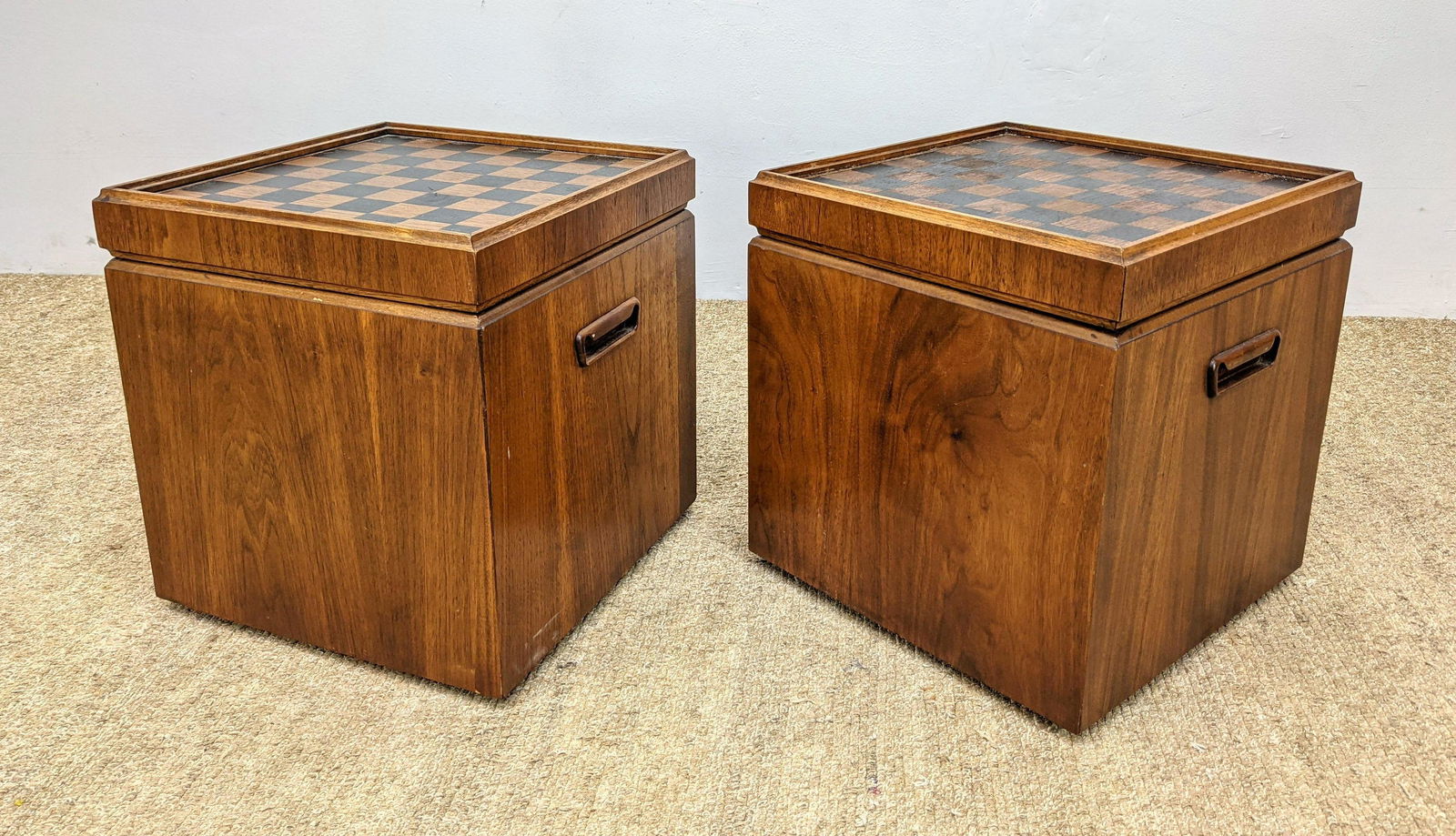 Pr LANE American Modern Storage Side Tables. Checkerboa (1 of 12)