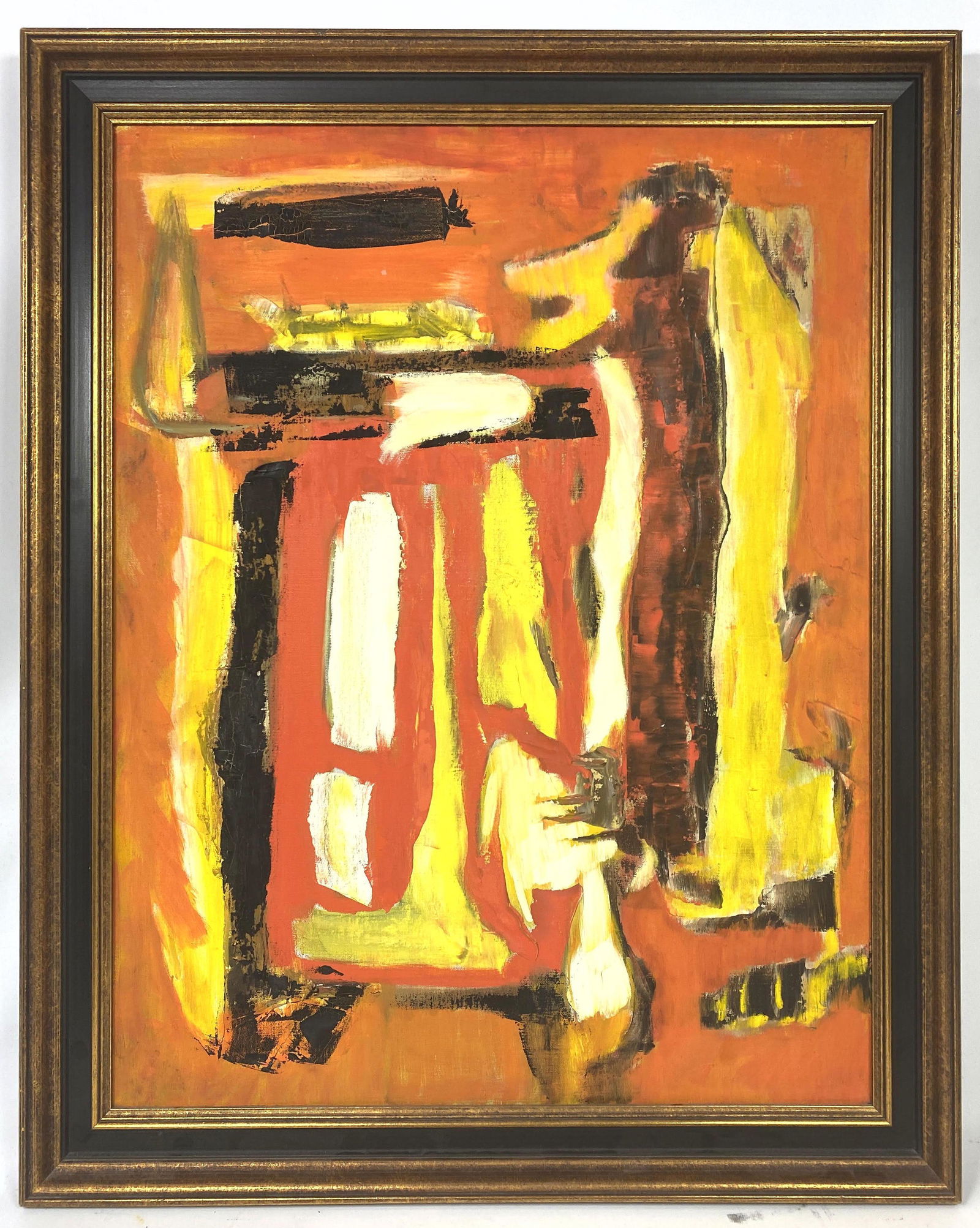 Unsigned abstract Modern Painting on Canvas. (1 of 11)