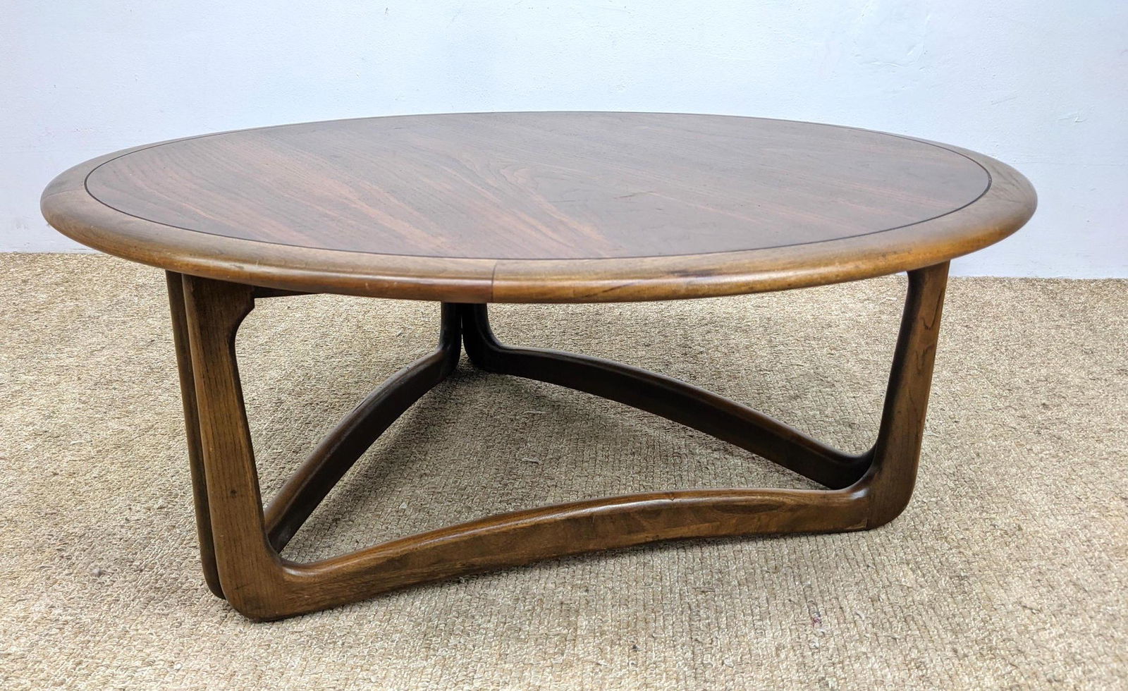 LANE American Modern Coffee Cocktail Table. Triangle ba (1 of 12)