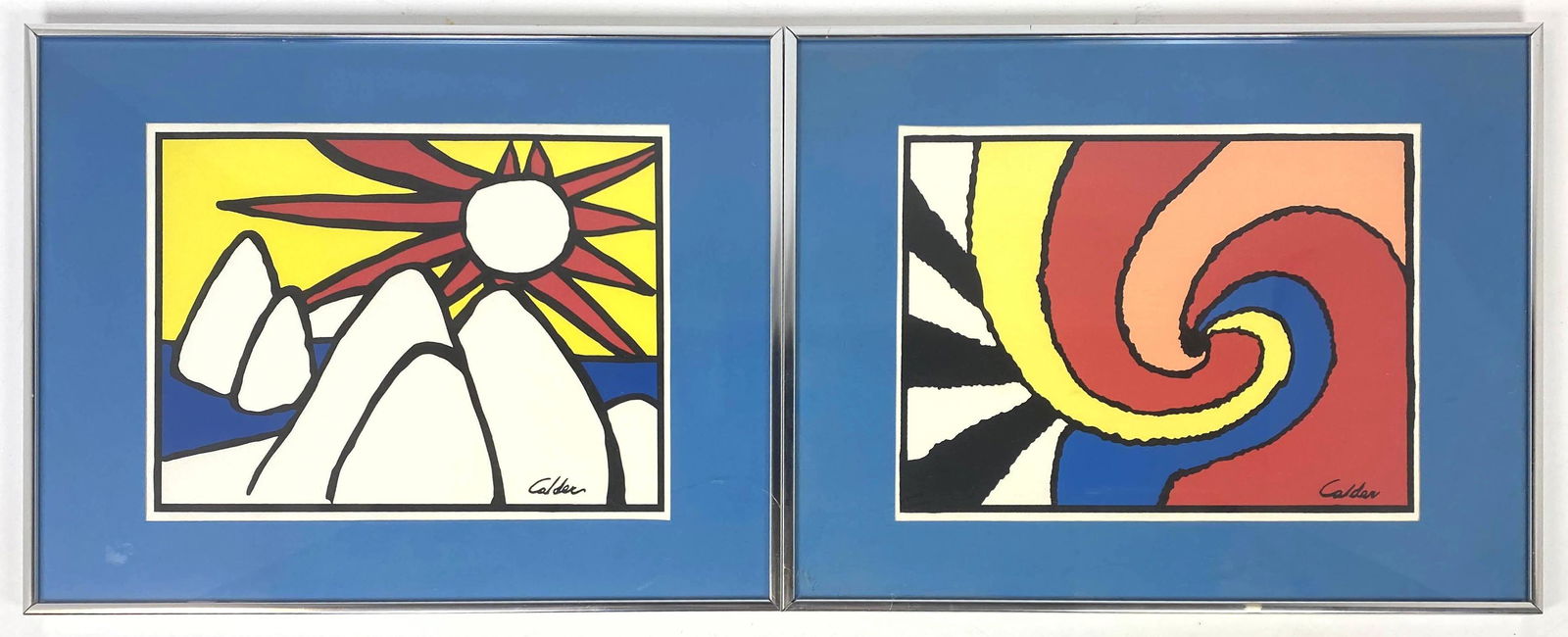 2pcs ALEXANDER CALDER prints. (1 of 8)
