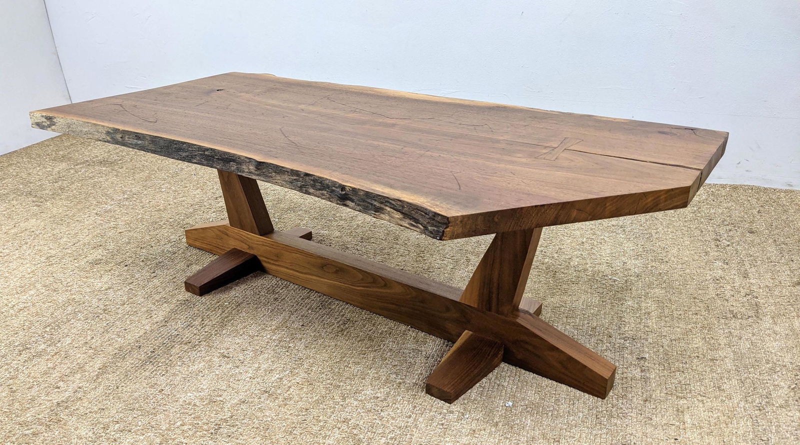 Custom Thick Plank Top Coffee Cocktail Table.  Inspired (1 of 13)