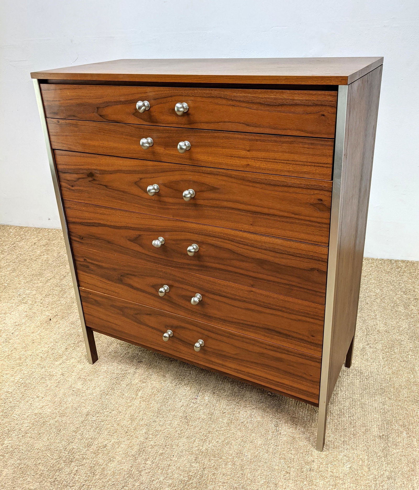 Paul McCobb Tall Chest Dresser. Replaced pulls. (1 of 13)