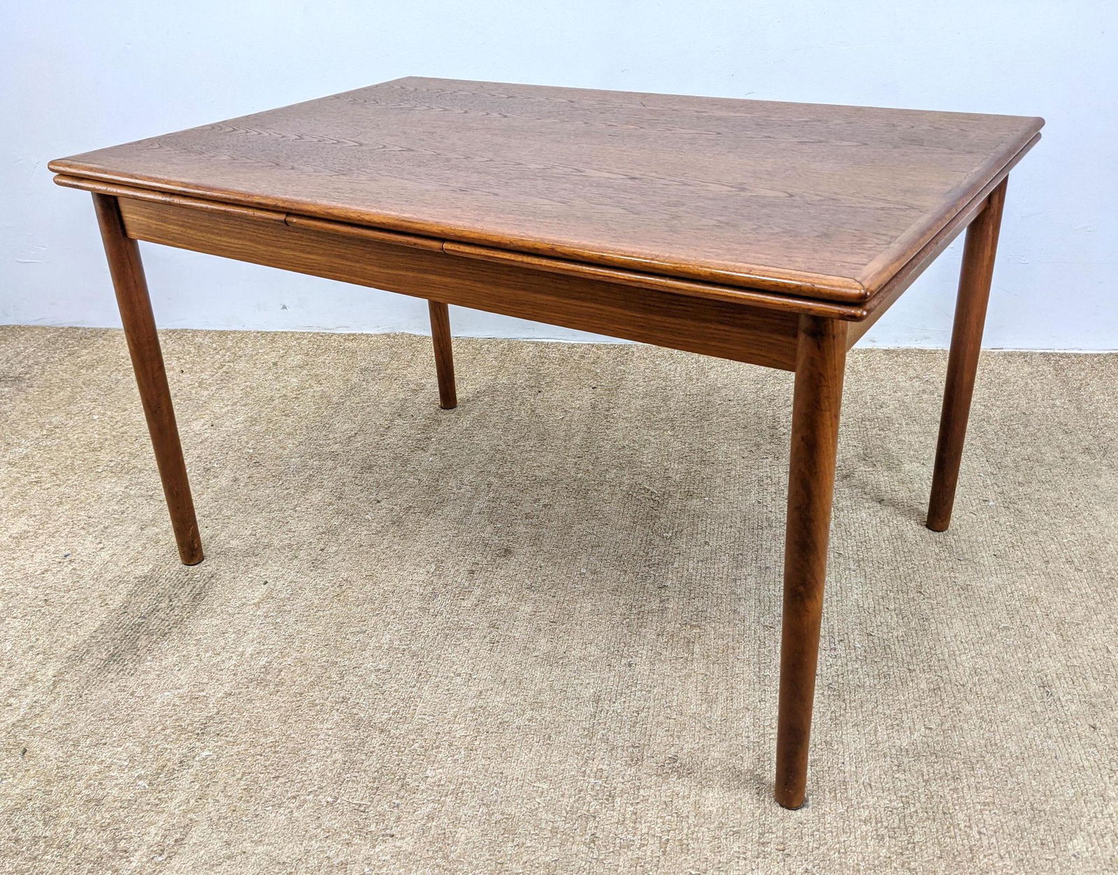 Danish Modern Teak Refractory Style Dining Table. Two 1 (1 of 13)