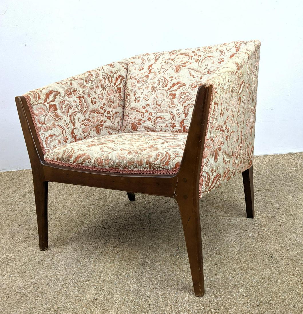 Mid Century Modern Lounge Chair.  Wood frame. (1 of 11)