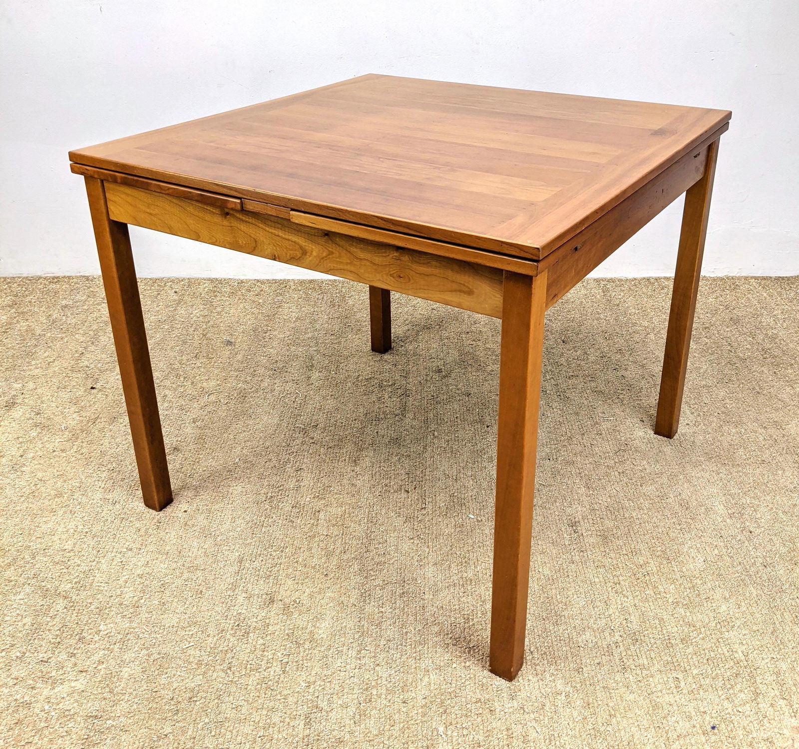 Danish Modern Teak Refractory Style Dining Table. Two 1 (1 of 9)