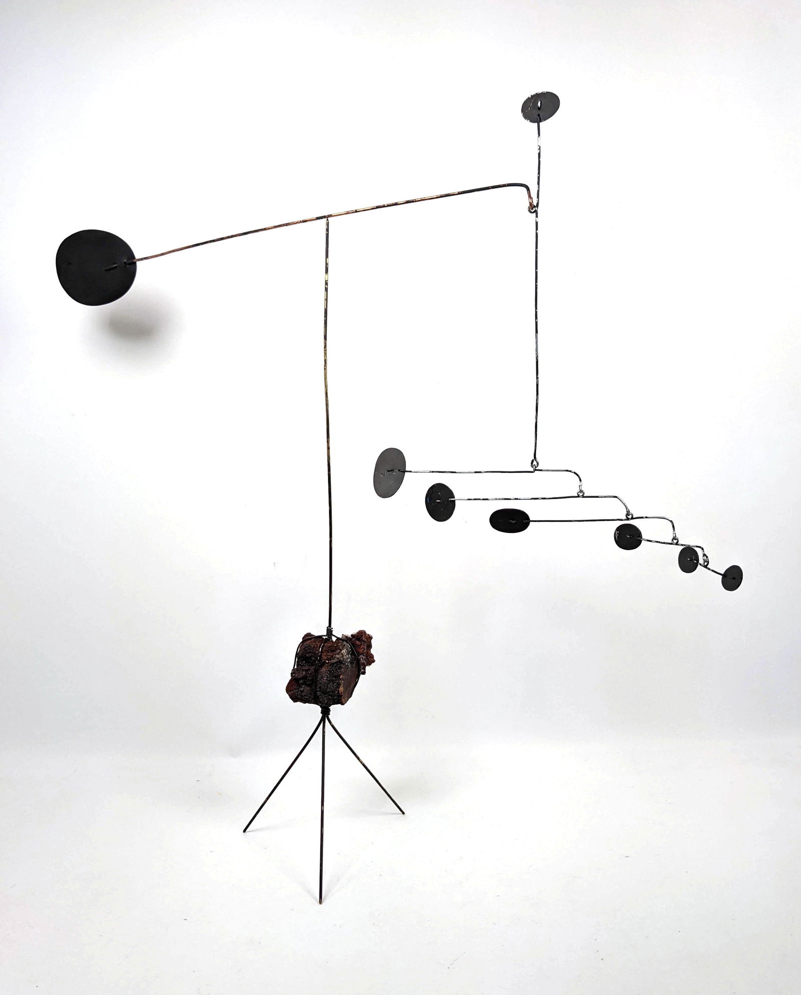 Modernist Metal Standing Mobile. Table Top Model with n (1 of 13)