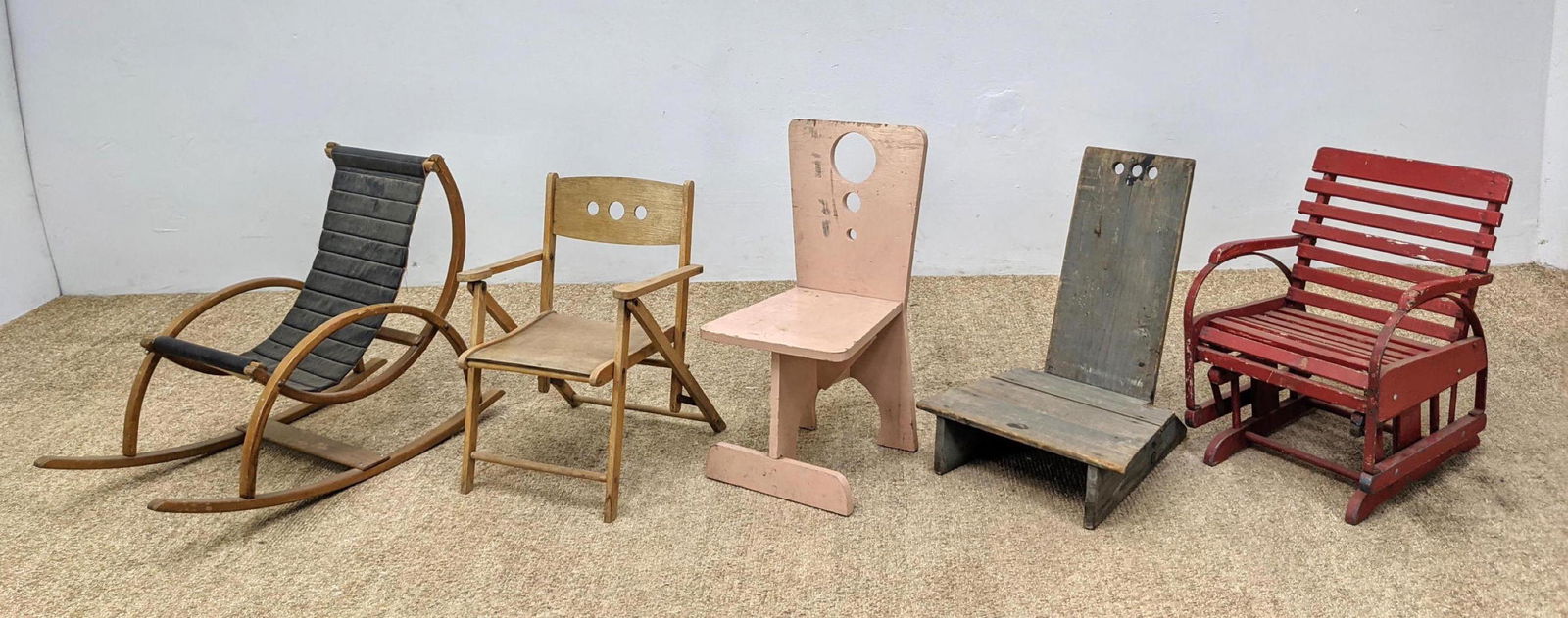 5pcs Unique Childrens Furniture. Rocker, Glide Chair, R (1 of 20)