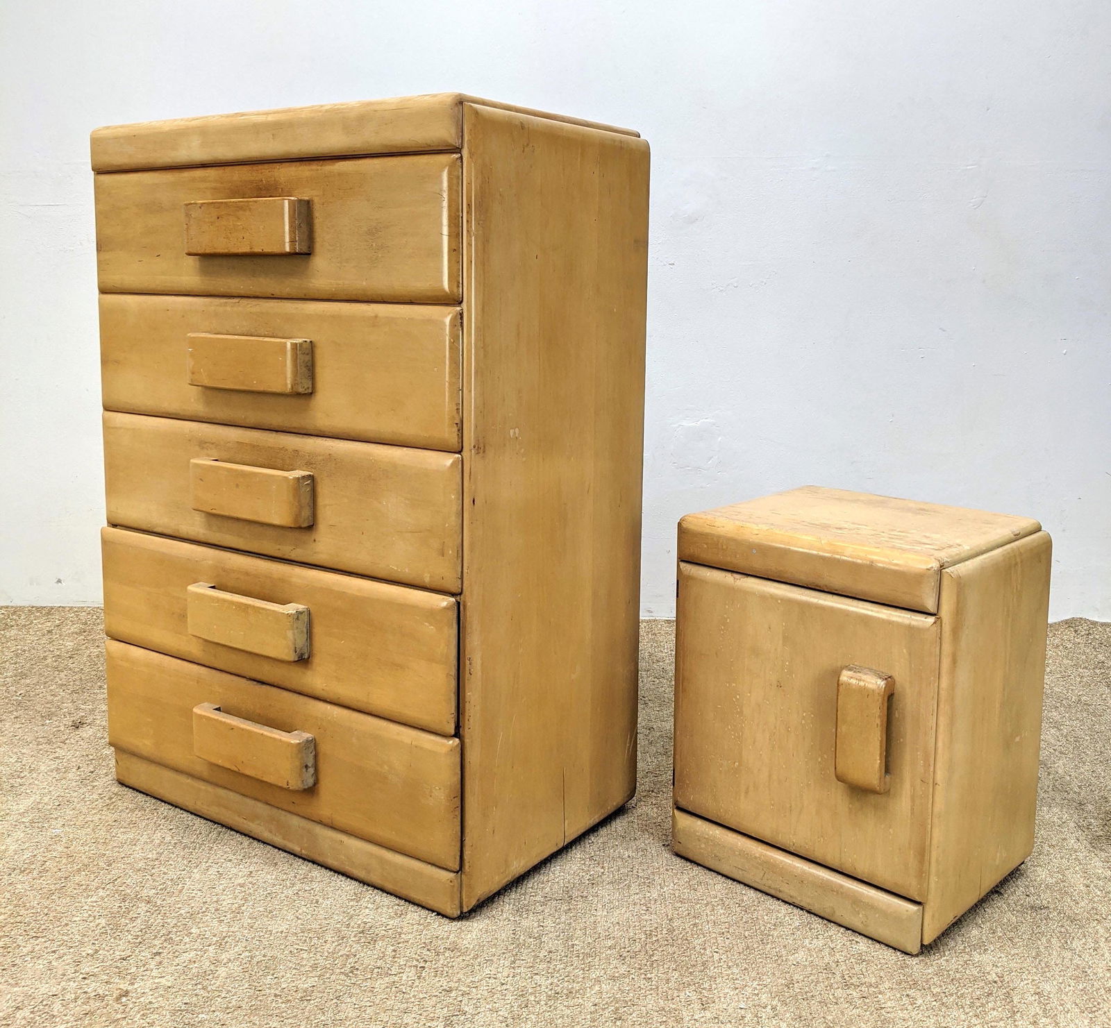 2pc RUSSEL WRIGHT for CONANT BALL Bedroom Set. Tall Dre (1 of 20)