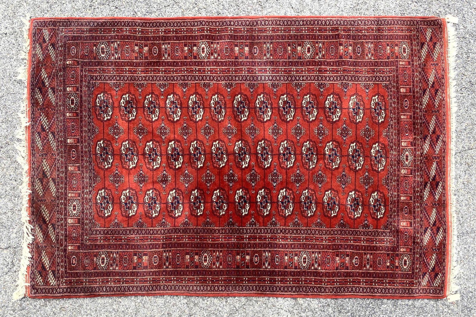 7'9x5'1 Bokhara Handmade Oriental Carpet (1 of 10)