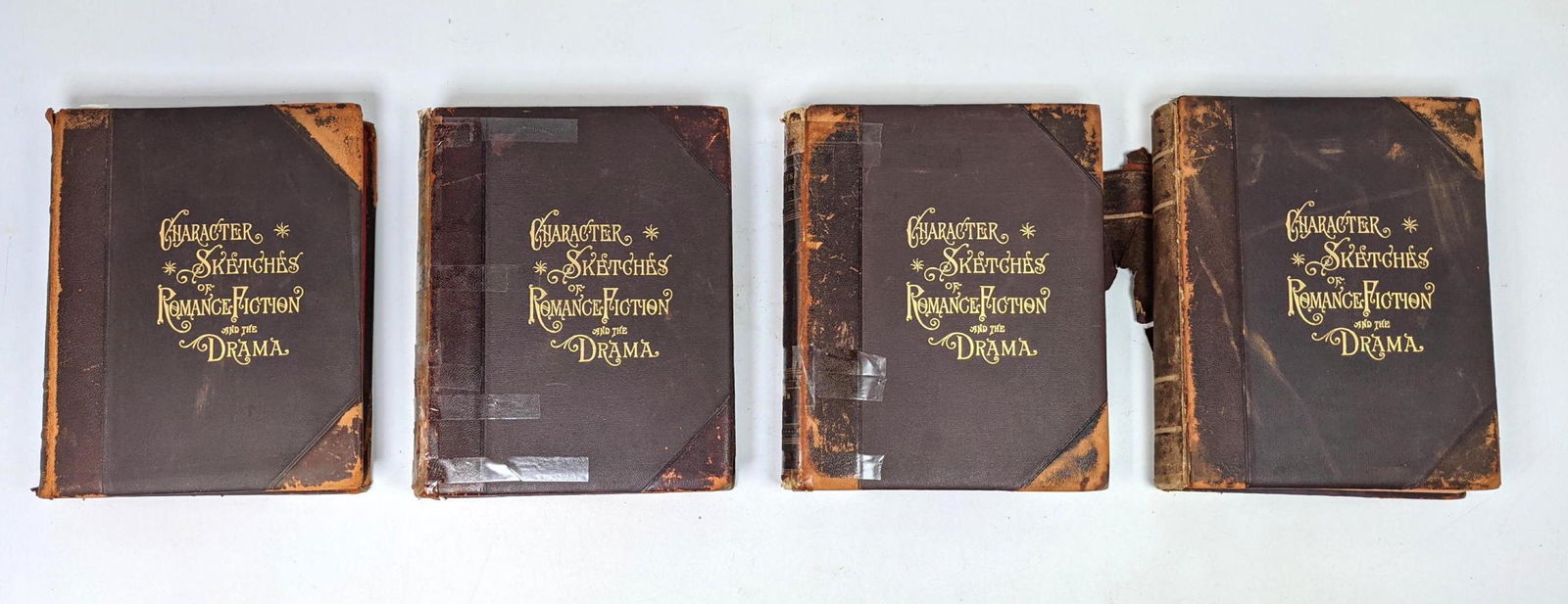 Set 4 Character Sketches of Romance Fiction and Drama. (1 of 20)