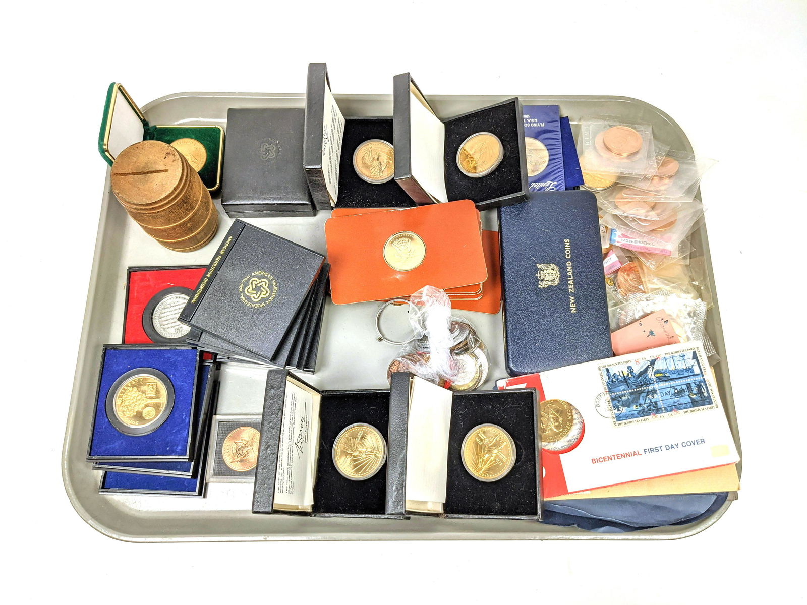 Large lot of Commemorative Coins. Assorted collectible (1 of 15)