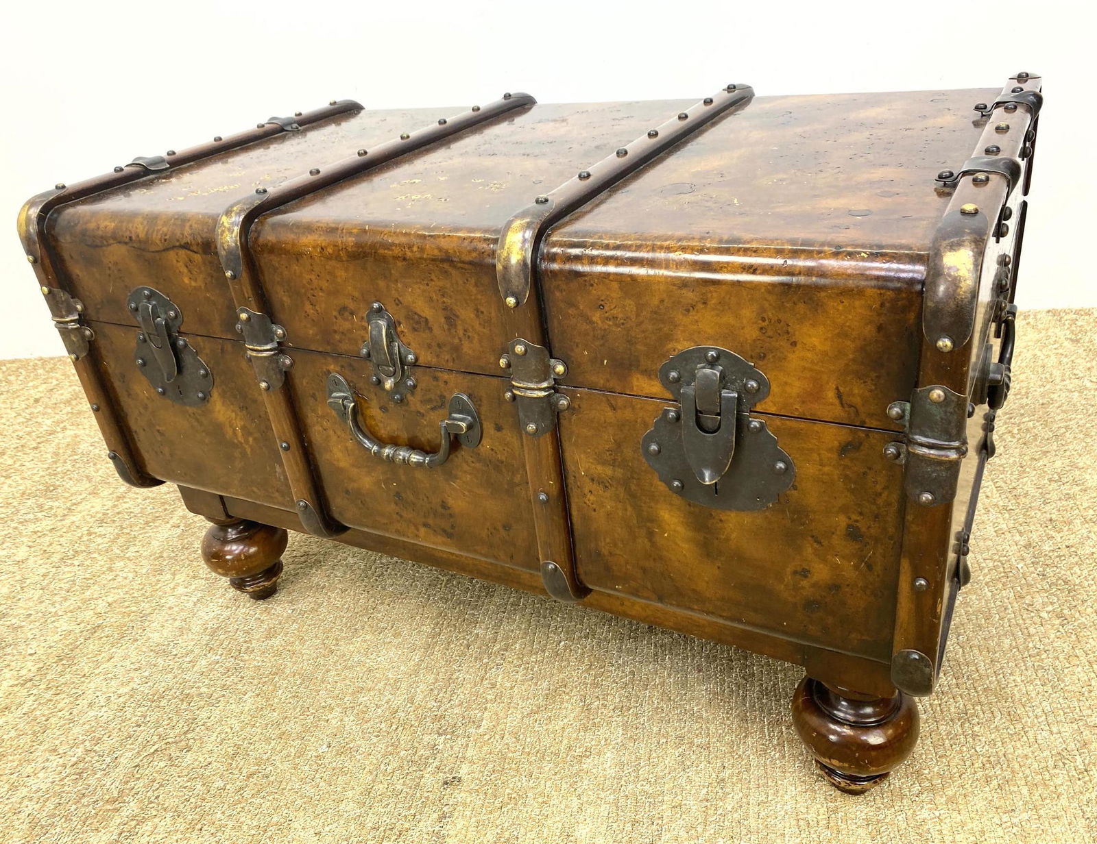 Decorator Trunk Form Coffee Table Storage. Bun Feet.  I (1 of 10)