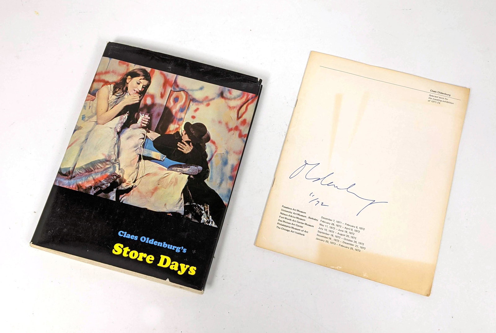 CLAES OLDENBURG Book "Store Days".  Also, autographed a (1 of 20)