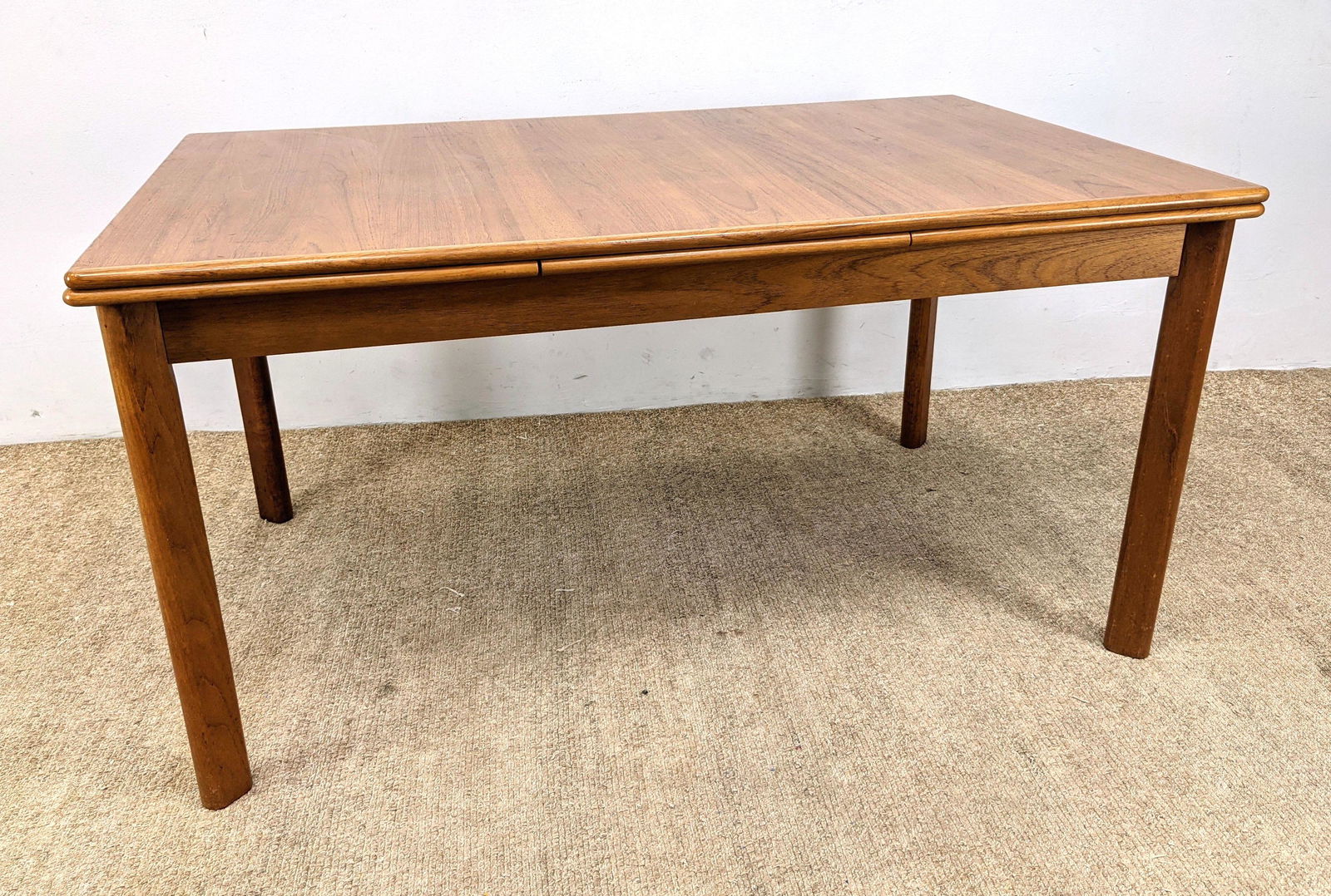 BRDR FURBO Danish Teak Dining Table. Refractory  pull o (1 of 13)