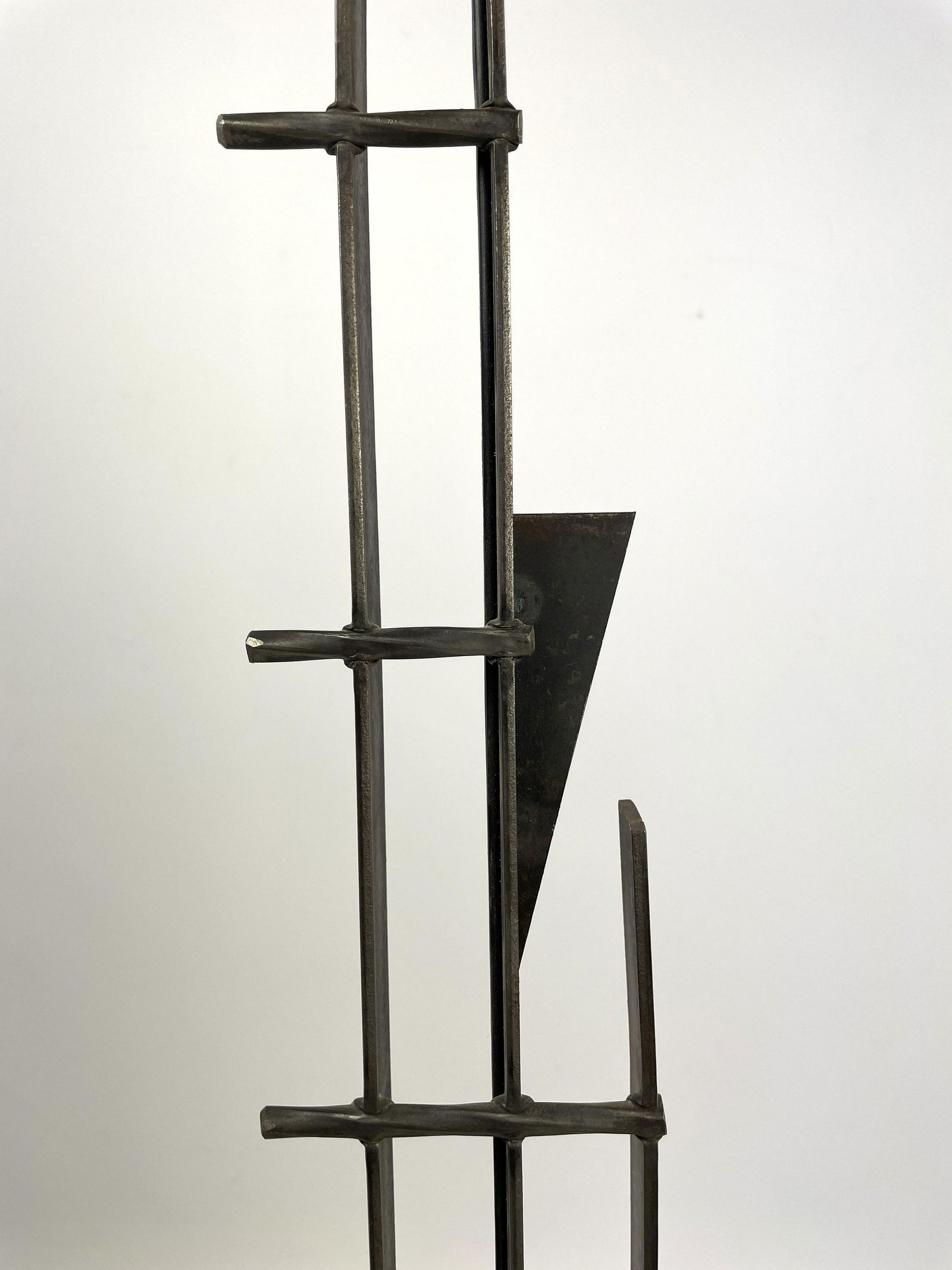 KOVACS Welded Steel Modernist Table Lamp. Label. Memphi (1 of 7)