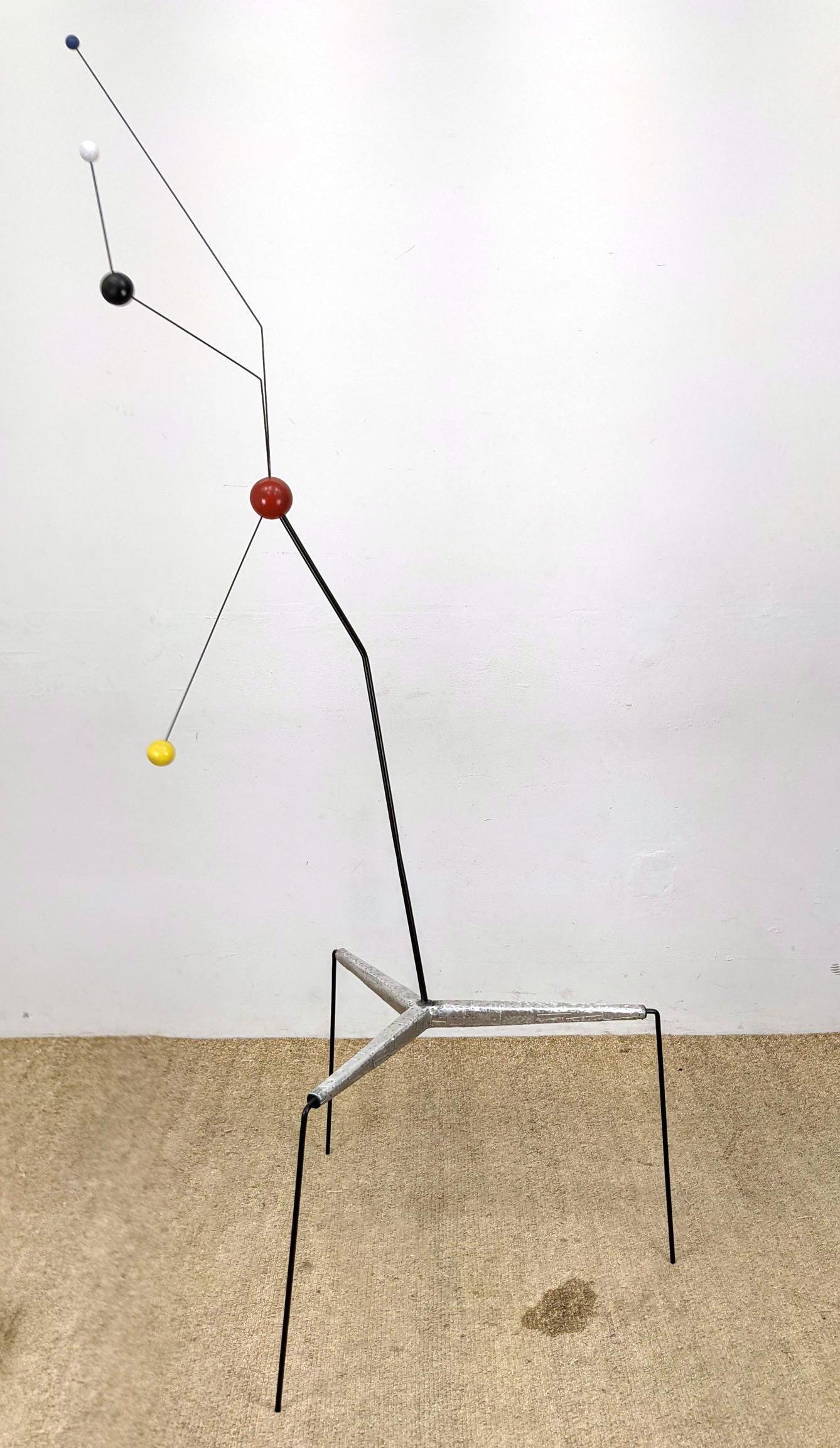 91 inch Colorful Modernist Floor sculpture. (1 of 8)