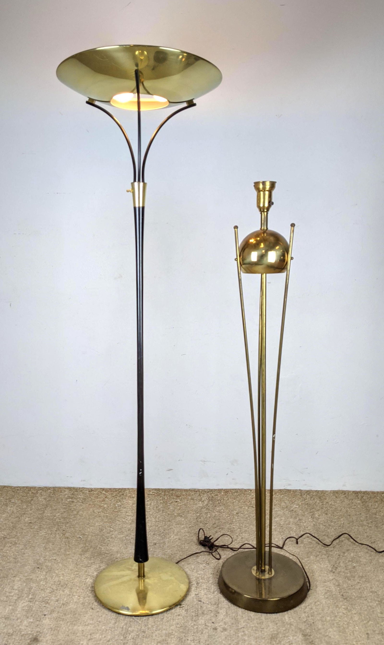 2pcs Mid Century Modern  Floor Lamps. (1 of 17)