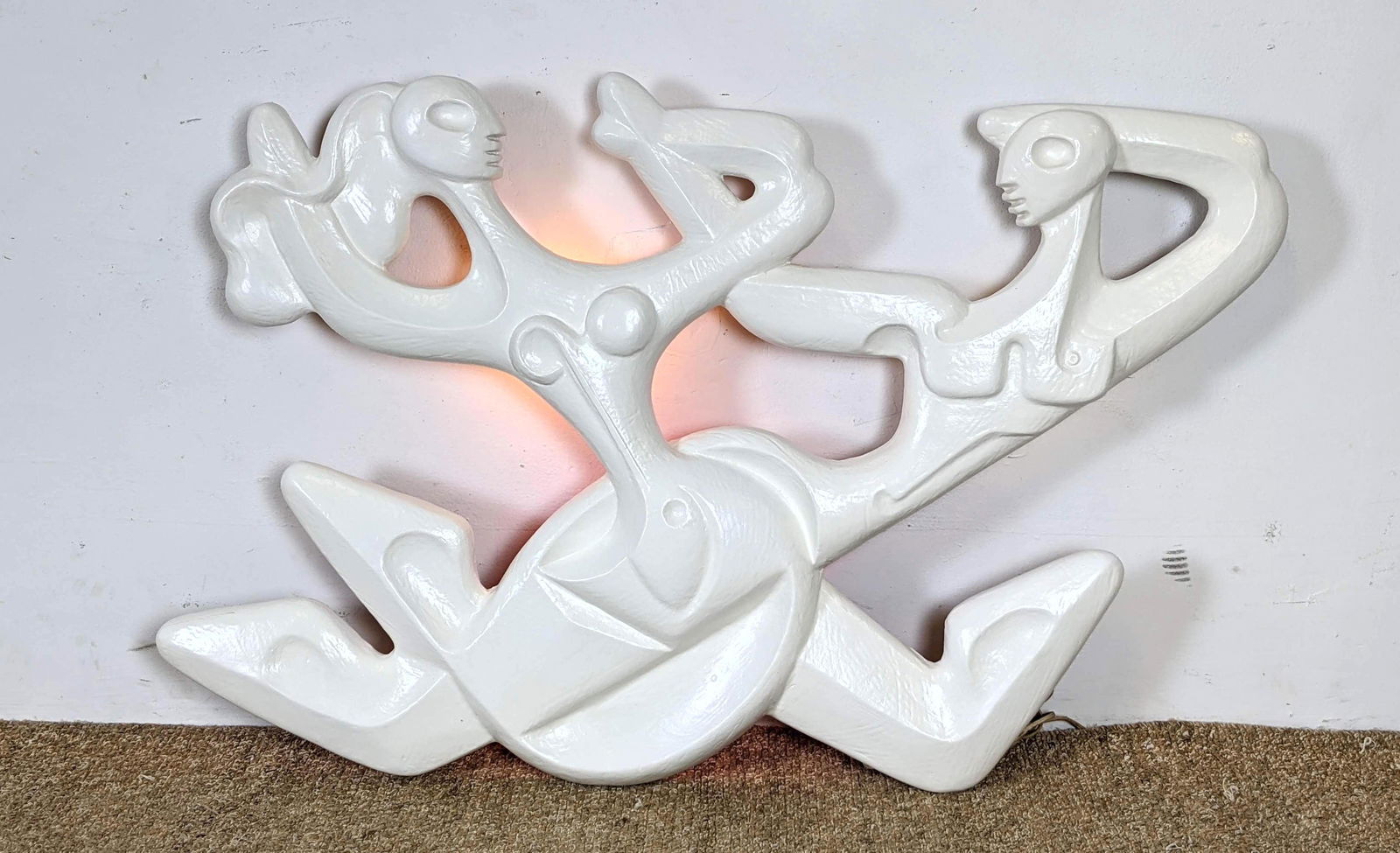 Frederick Weinberg Light Up Wall Sculpture. Dancing Cou (1 of 15)