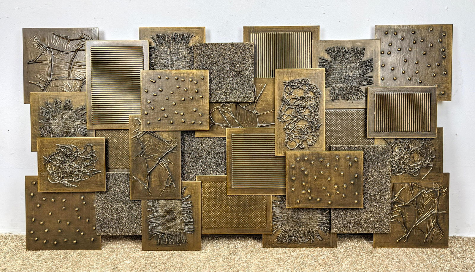 ROGER URE Canada Modernist Wall Sculpture. Mixed Media (1 of 13)