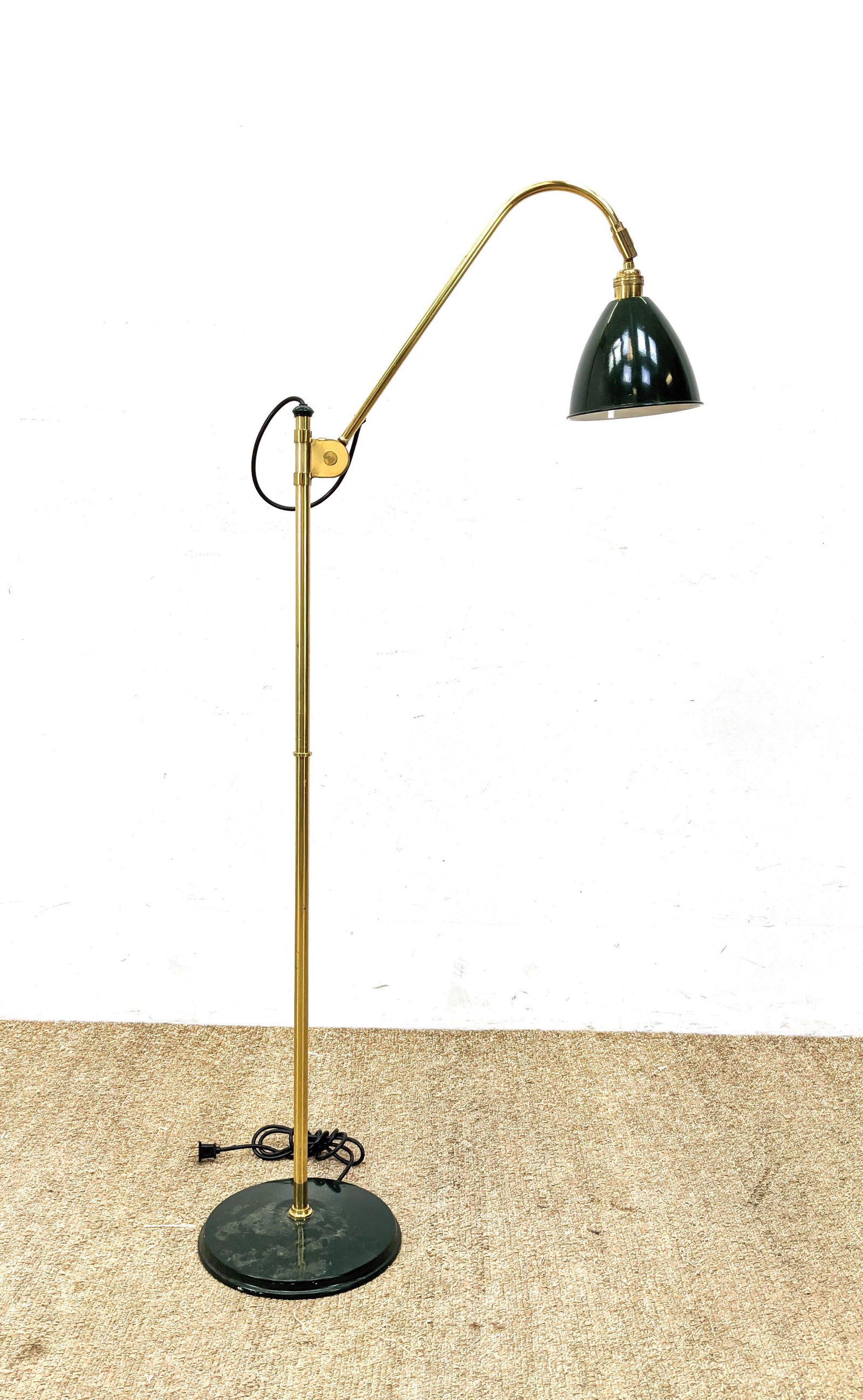 ROBERT DUDLEY BEST Brass Floor Lamp. "Best Lite BL3S". (1 of 20)