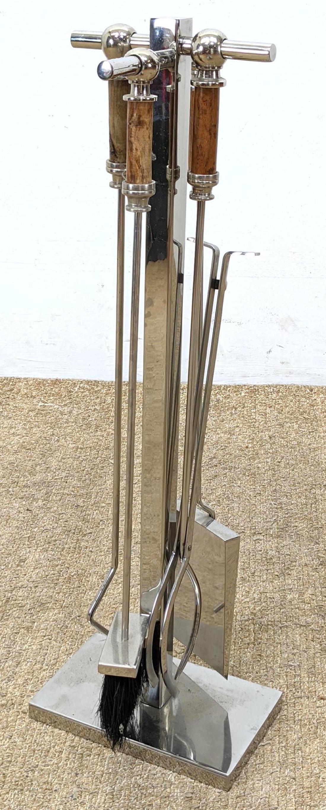 Virginia Metalcrafters style Fireplace Tools. Chrome (1 of 11)