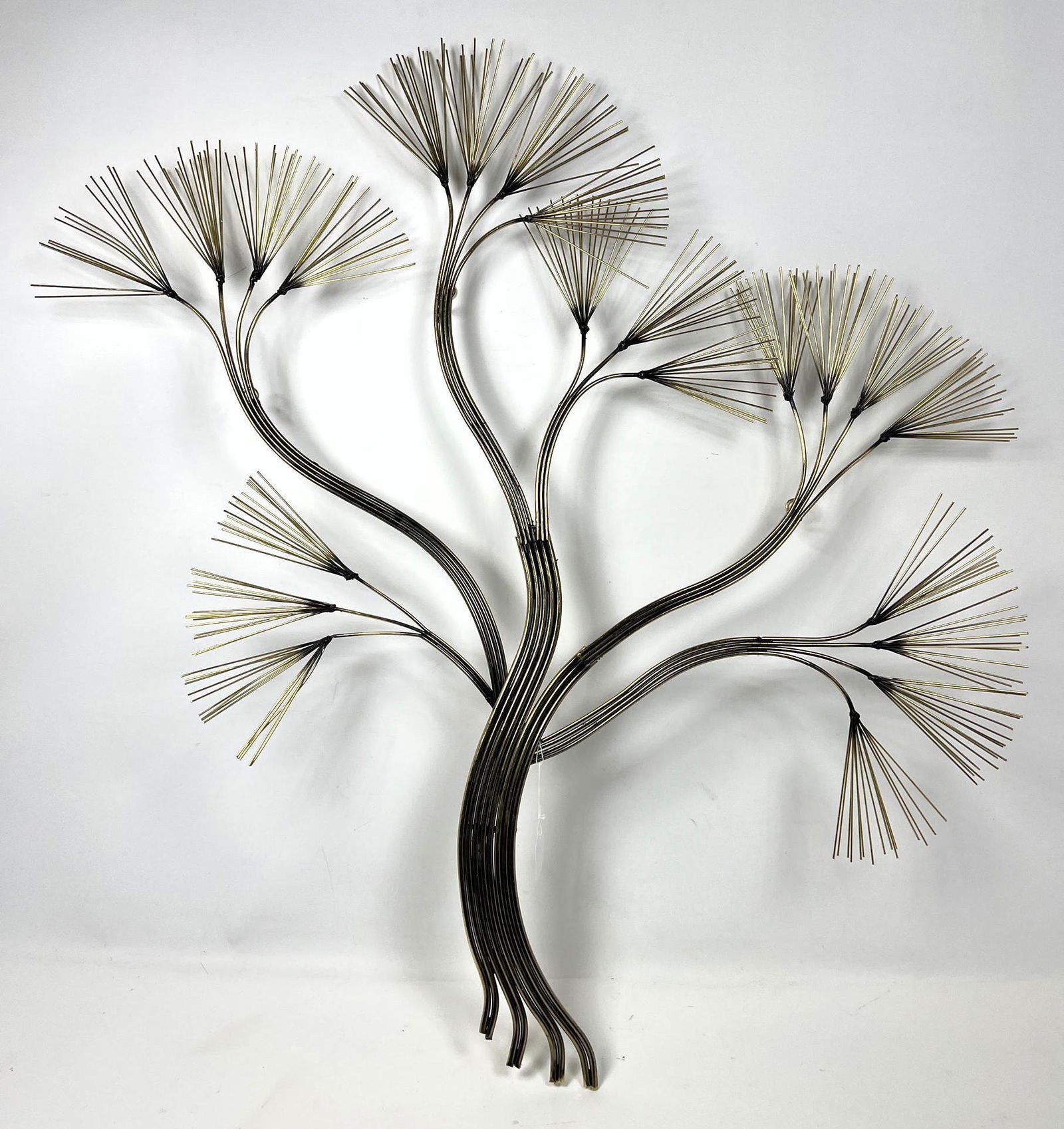 C JERE Attributed Tree Wall Sculpture. Unsigned. (1 of 9)