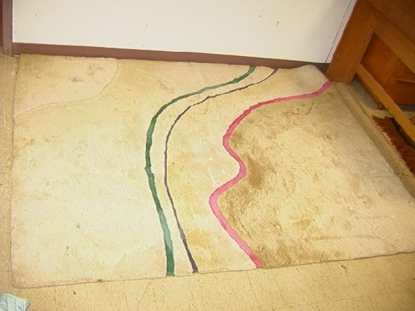 Edward Fields Floor Carpet. Labeled.: Edward Fields Floor Carpet. Labeled. Dimensions: H: 95 inches: W: 72 inches Please contact us with specific questions about condition, not visible in the photos. US Shipping charge: Pick up or shippi