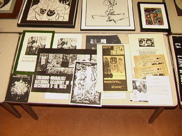 13 pcs Ephemera On Joseph and Ellen Powell Tiberi: 13 pcs Ephemera On Joseph and Ellen Powell Tiberino. Posters and Bulletins. Small pamphlet.From the estate of:Earl A.T. Wilkie -(sculptor/painter/writer)- a Philadelphia born artist. His life and lega