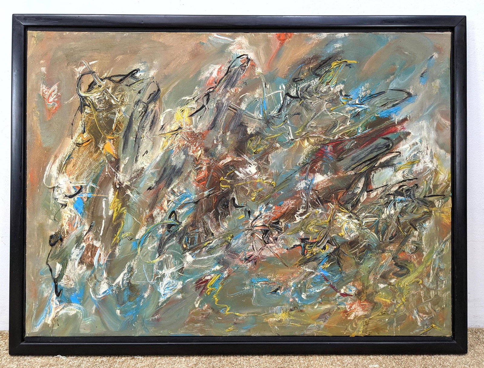 THANOS TSINGOS 60 Abstract Modern Painting. Canvas. Nam (1 of 9)