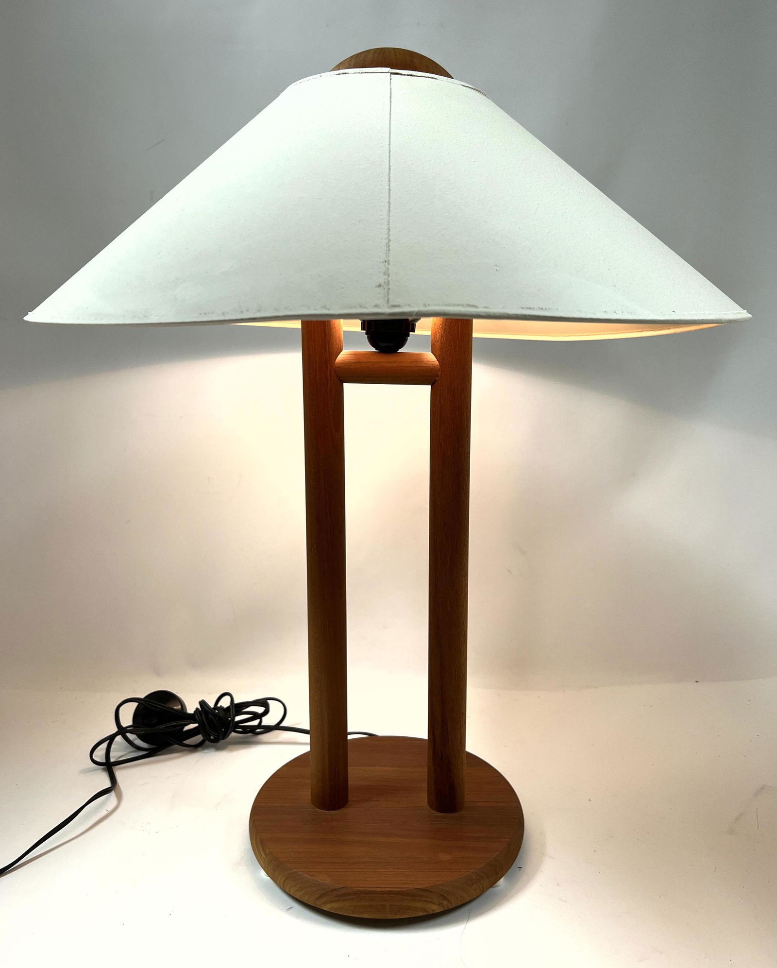 LYS Danish Modern Teak Table Lamp. (1 of 10)