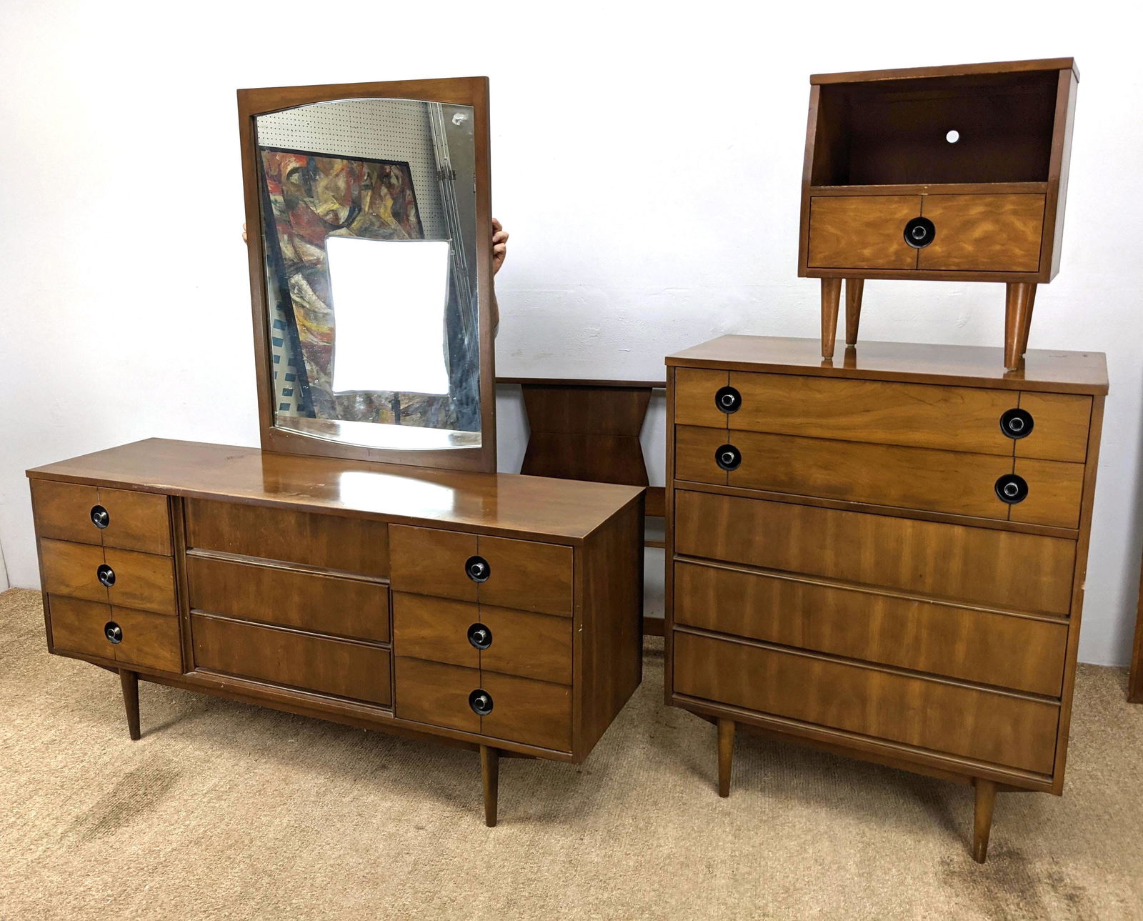 6pc PHILMOR American Modern Bedroom Set. High, Low  Dre (1 of 20)