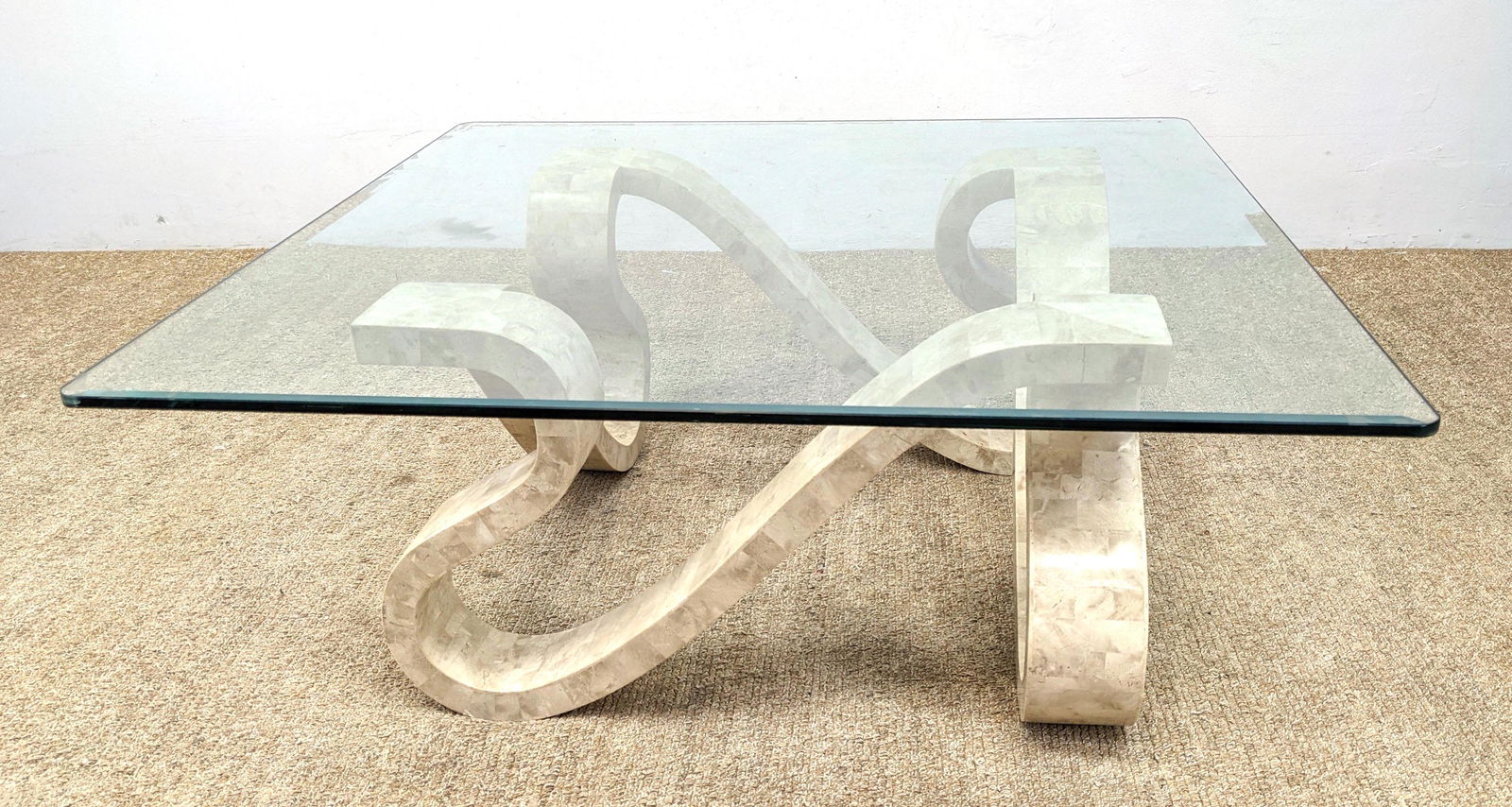 Sculptural Tesserae Tile Base Cocktail Table. Modernist (1 of 9)