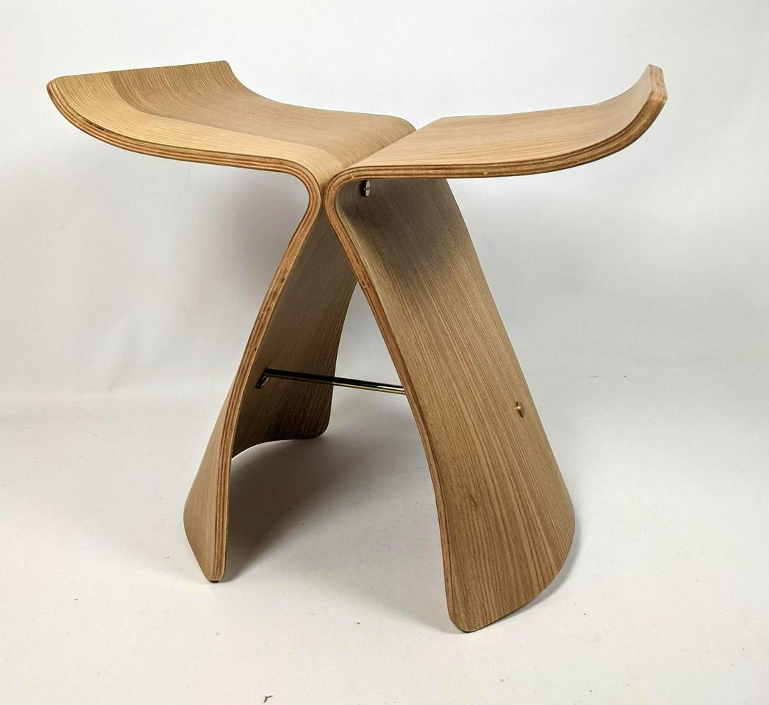 SORI YANAGI Butterfly Stool. Laminated Wood Form. Unkno (1 of 10)
