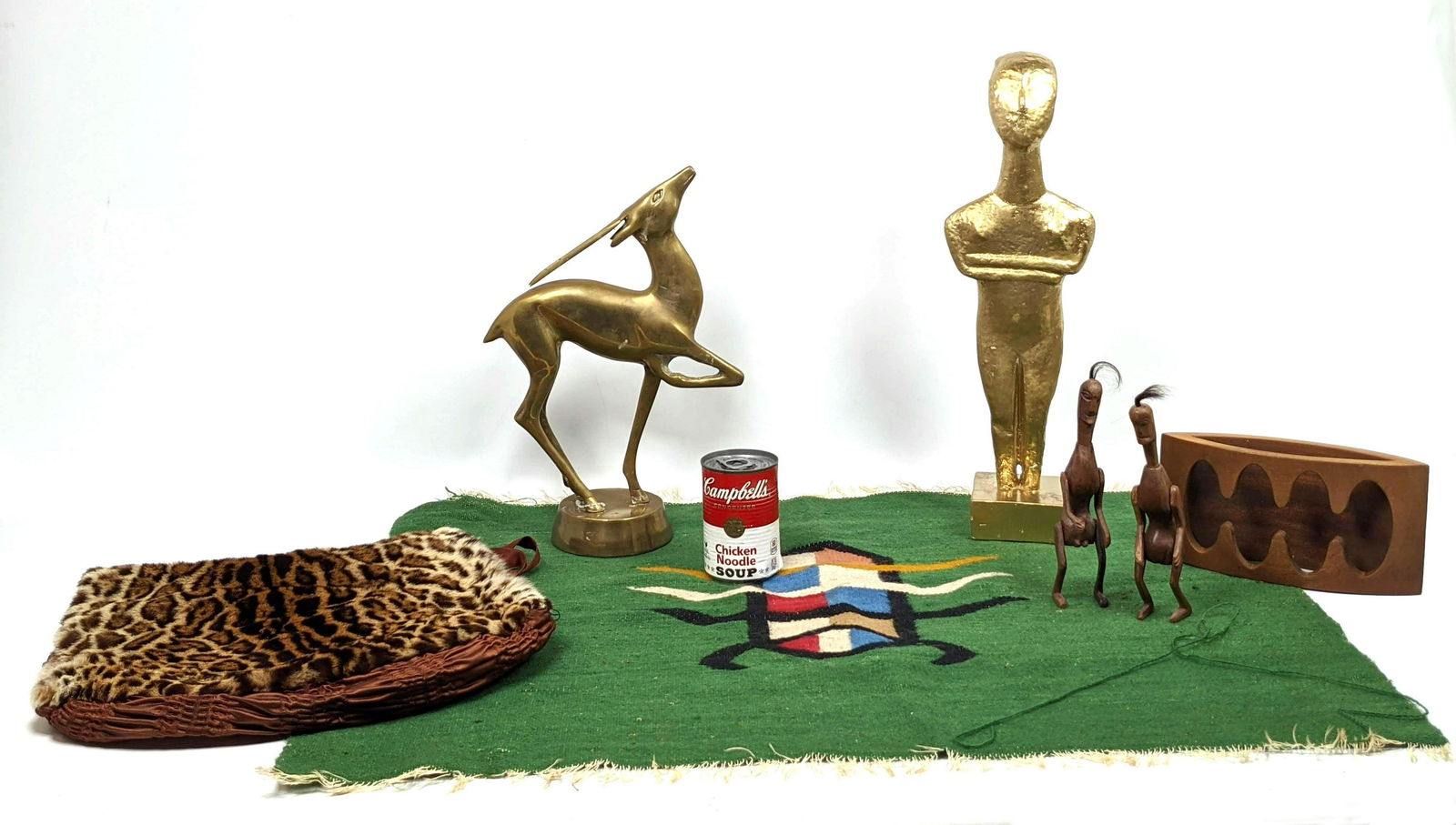 7pc Modern Design Lot. Includes faux fur animal print c (1 of 18)