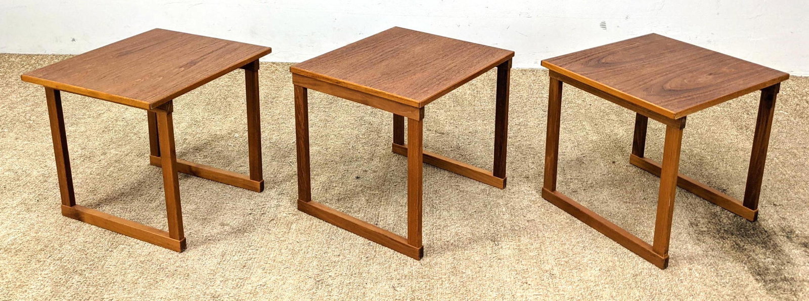 KS Danish Modern Teak Cube Nesting Tables. KAI KRISTIAN (1 of 10)