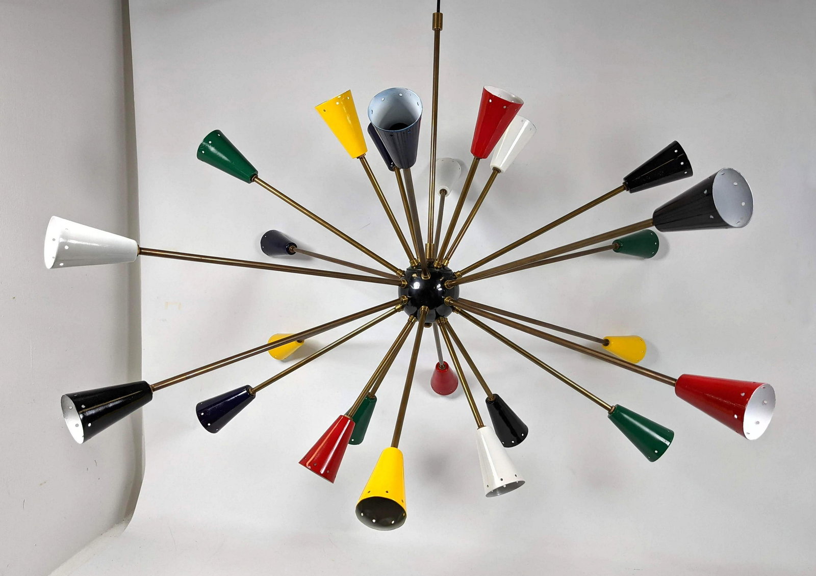 STILNOVA Brass Sputnik Starburst Hanging Chandelier.  A (1 of 9)