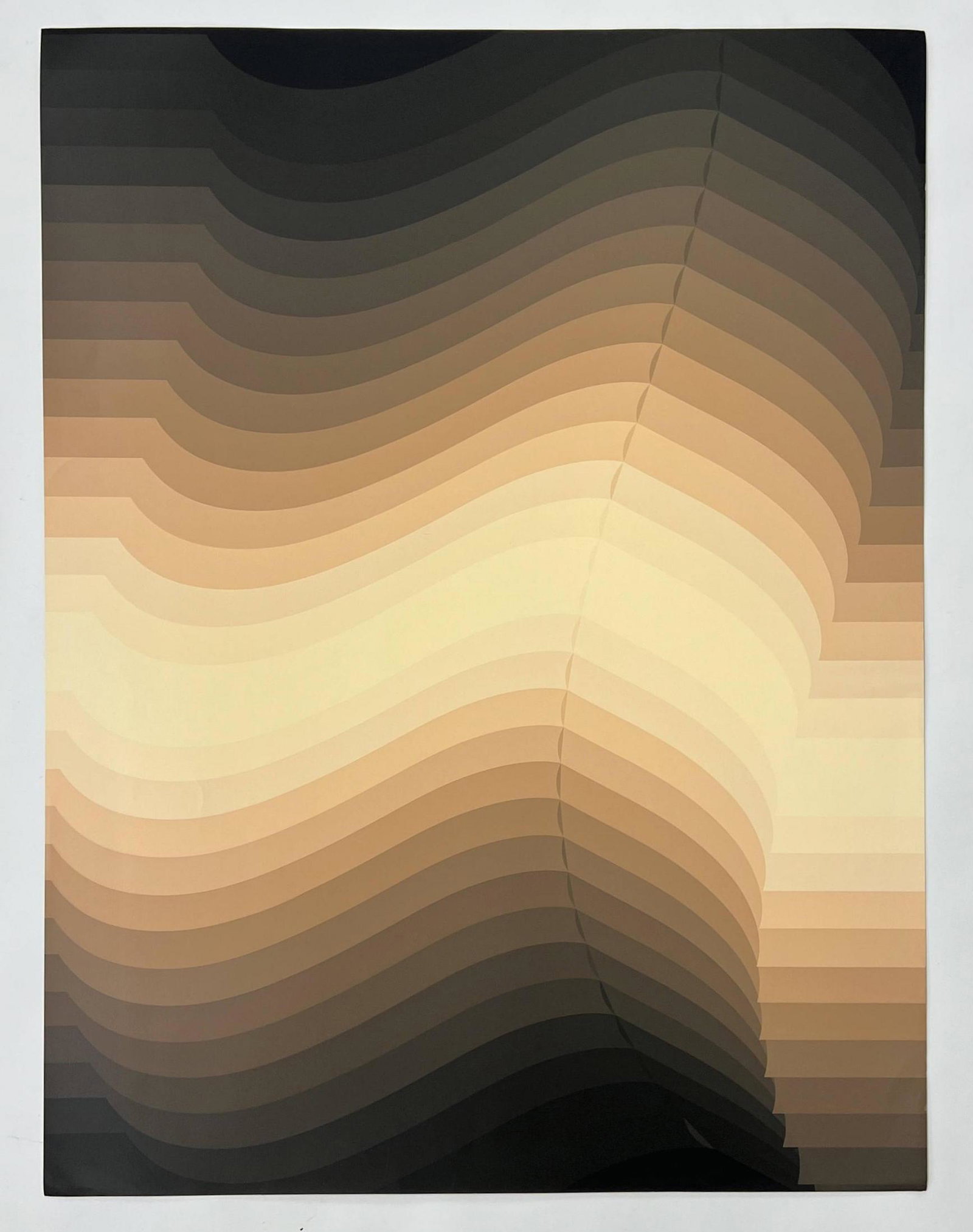 LEV MOROSS Serigraph. Modernist Abstract Print.  Concen (1 of 5)