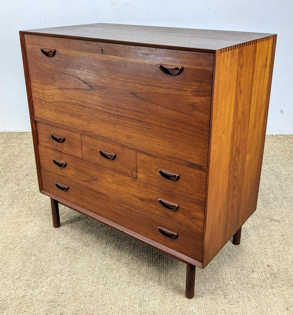 PETER HVIDT Danish Modern Teak Drop Front Cabinet  Dres (1 of 11)